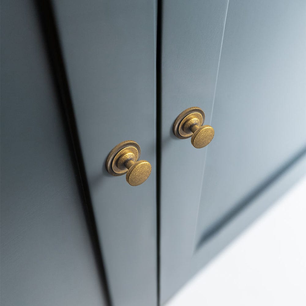 Vintage Cabinet Knobs with Cylindrical Stem Minimalist Dresser Hardware