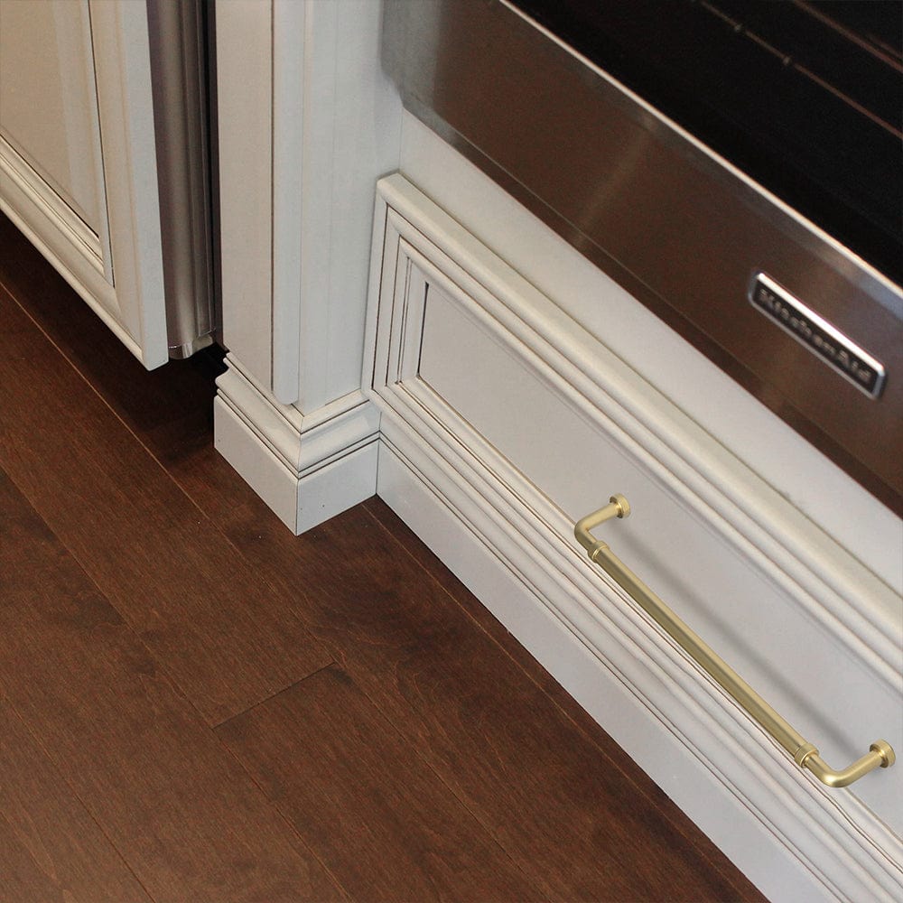 Classic Solid Cabinet Pull Hardware for Bedroom Leather Drawer Handles