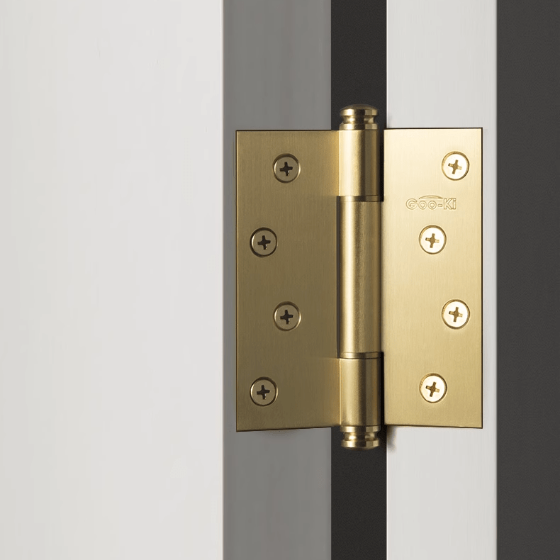 4 Inch Silent Thickened Hinge Pure Copper Flat Ball Bearing Hinge