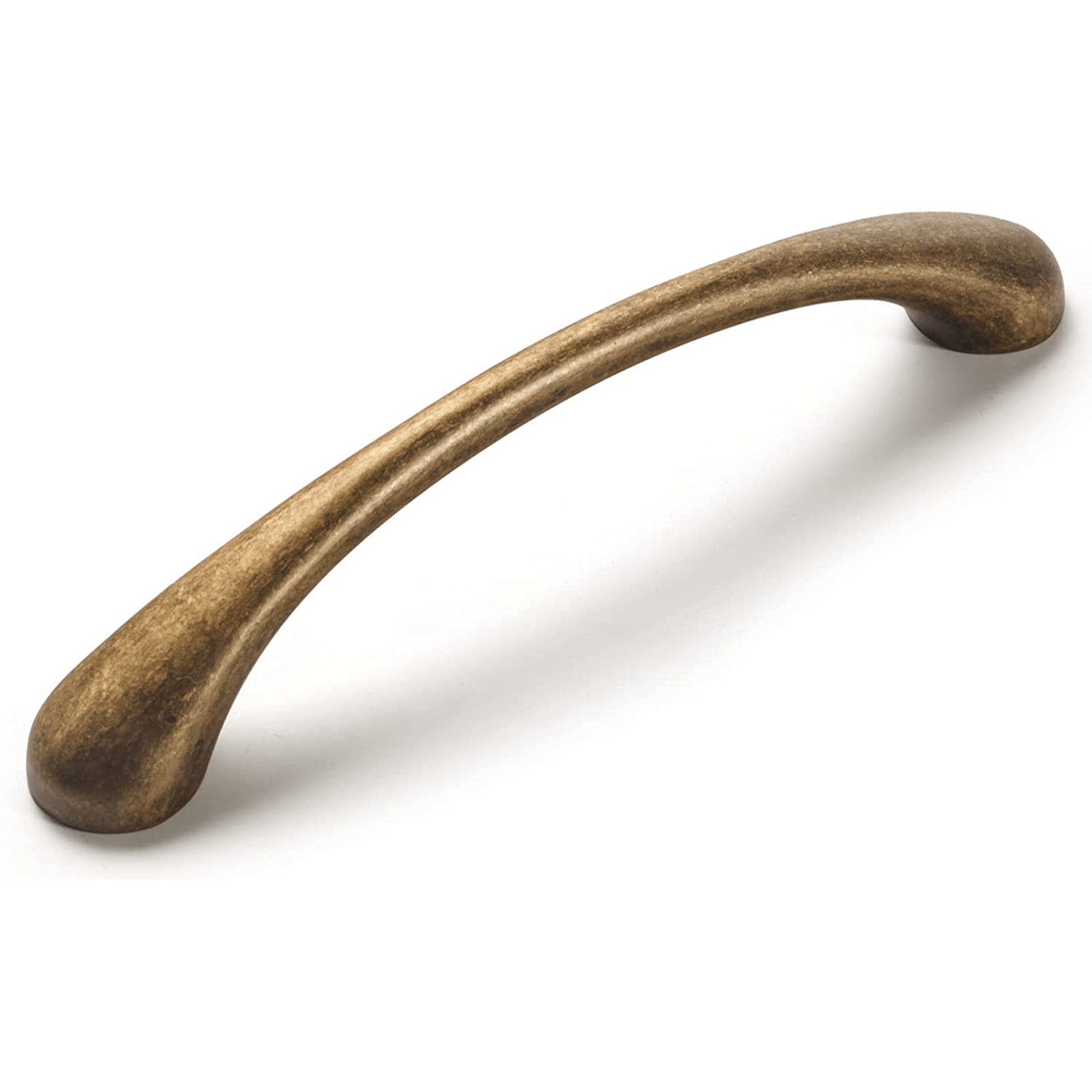 Antique Round Cabinet Knobs Vintage Retro Burnished Brass Drawer Pulls