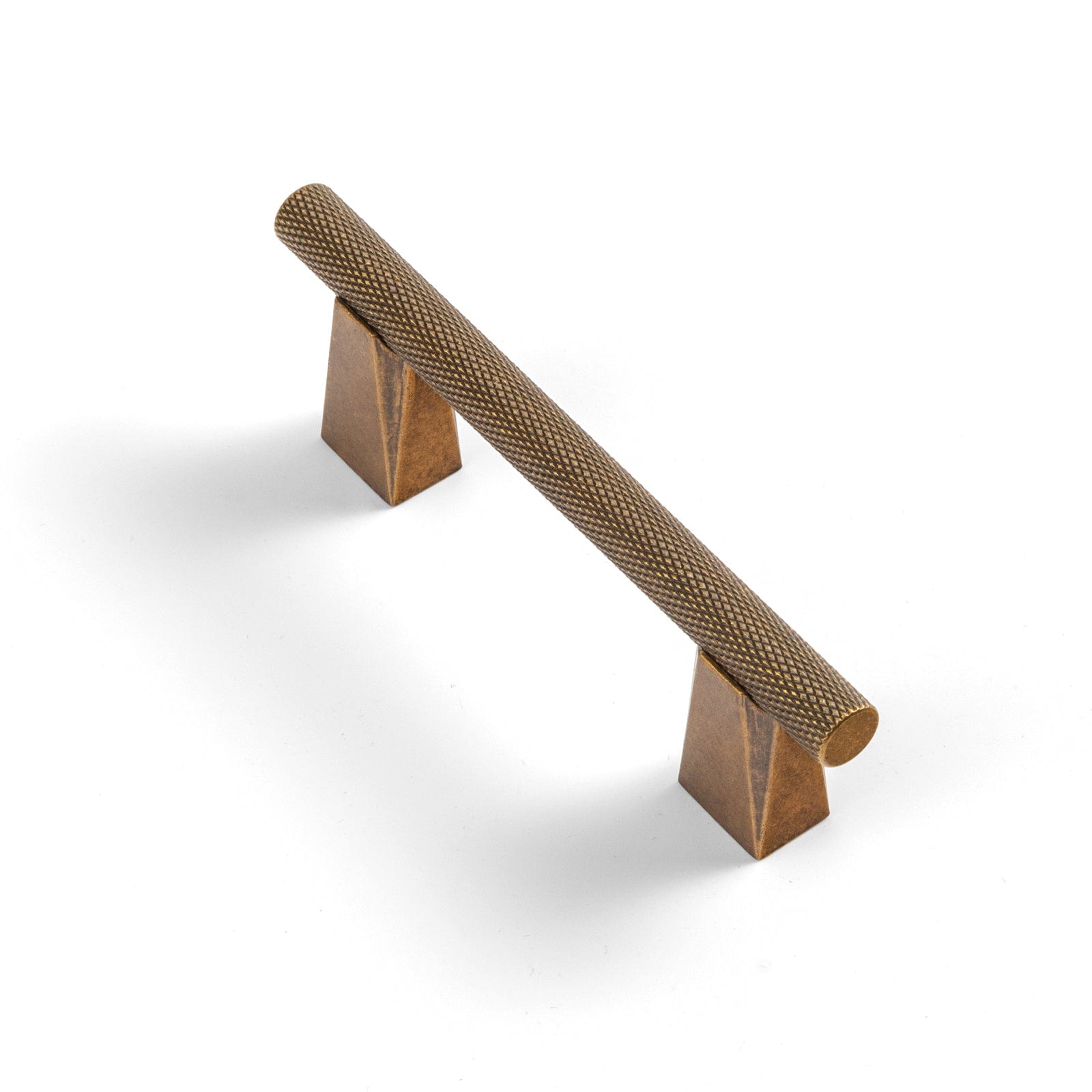 Vintage Antique Brass Metal Alloy Cabinet Handles Knurled Cabinet Pull Hardware