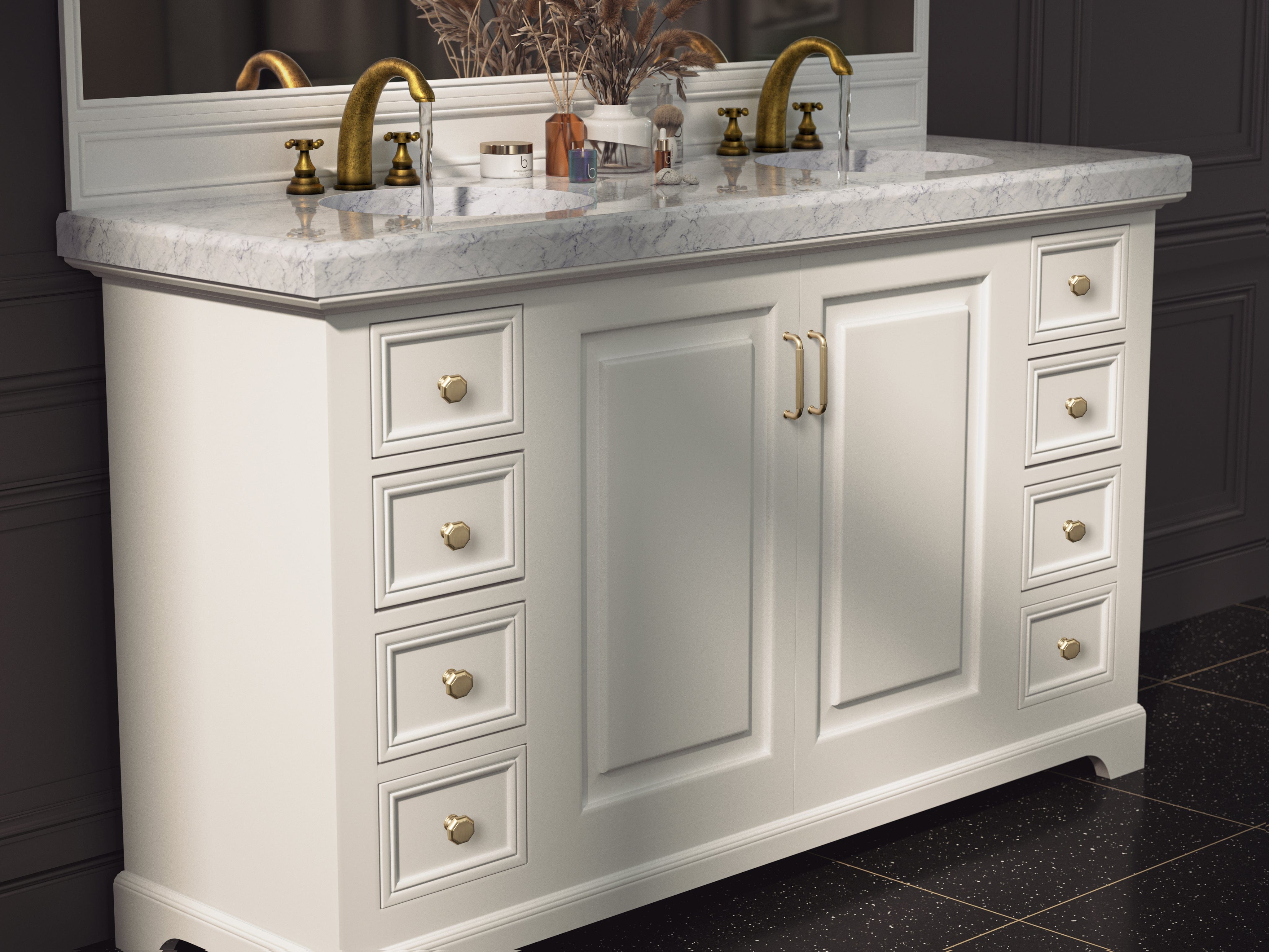 Antique Brass Cabinet Pulls Affordable Luxury Vintage Drawer Knobs for Kitchen