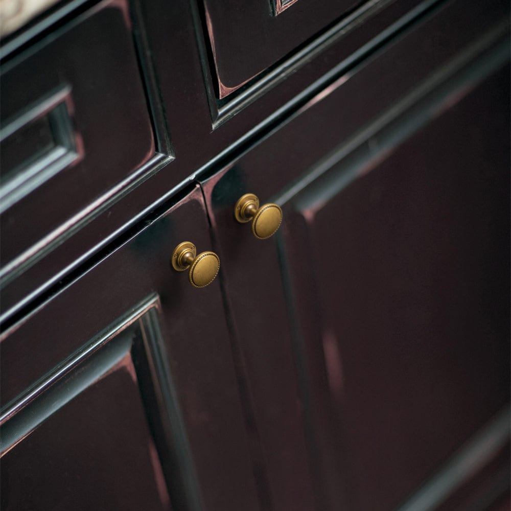 Classic Round Design Cabinet Knobs with Toothed Rim for Kitchen Drawers