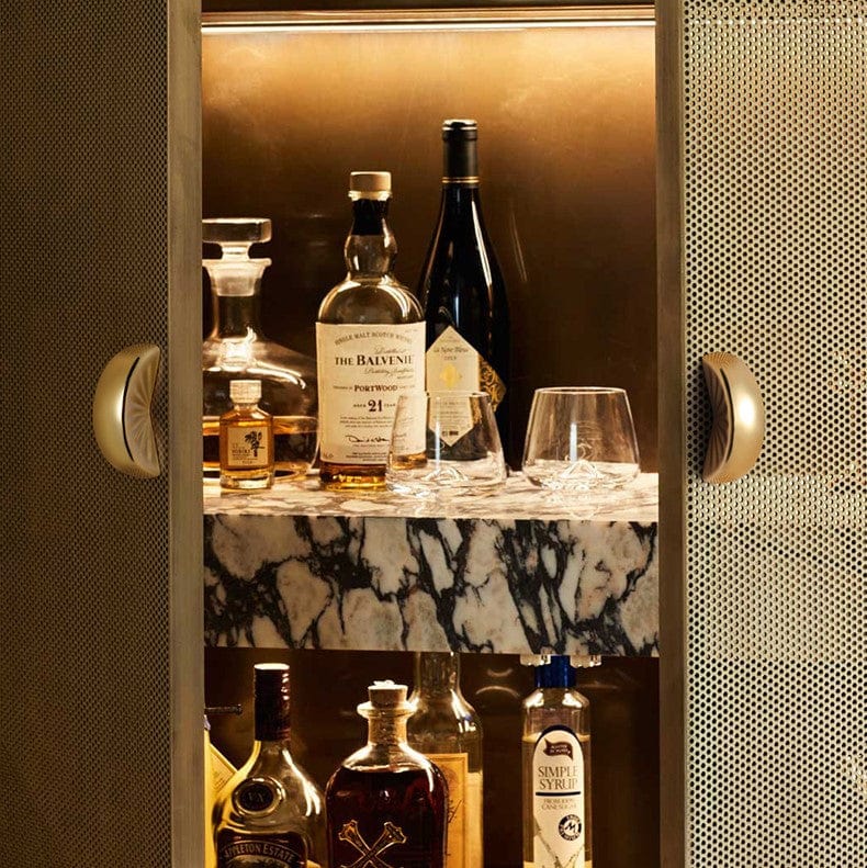 Gold Orange-shaped Bright Gold Drawer Knobs Affordable Luxury Cabinet Handles