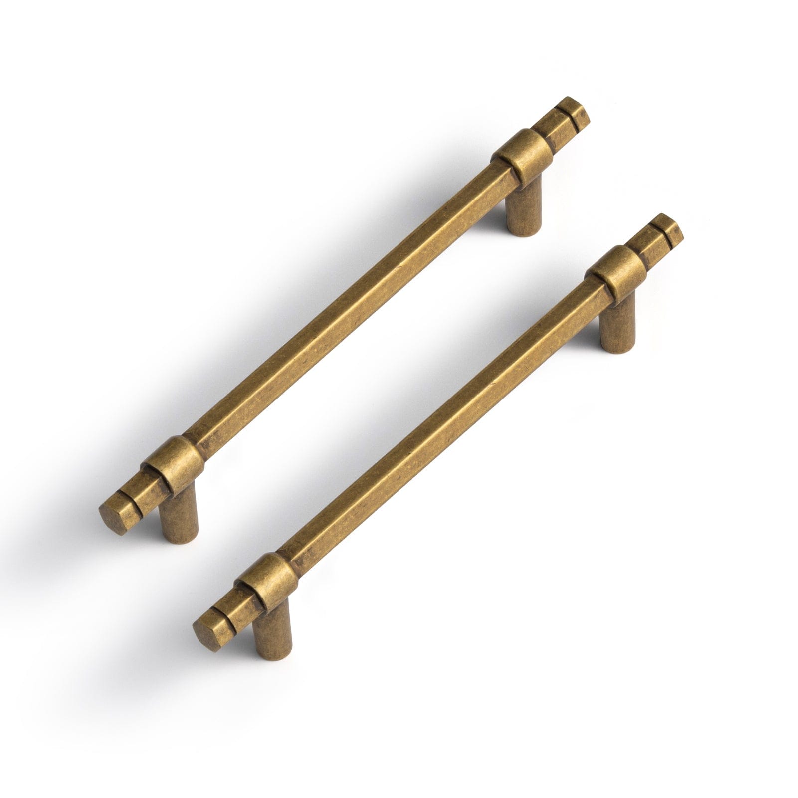 【Clearance Sale!】Hexagonal Cabinet Handles Solid Zinc Alloy Drawer Hardware Finger Pull