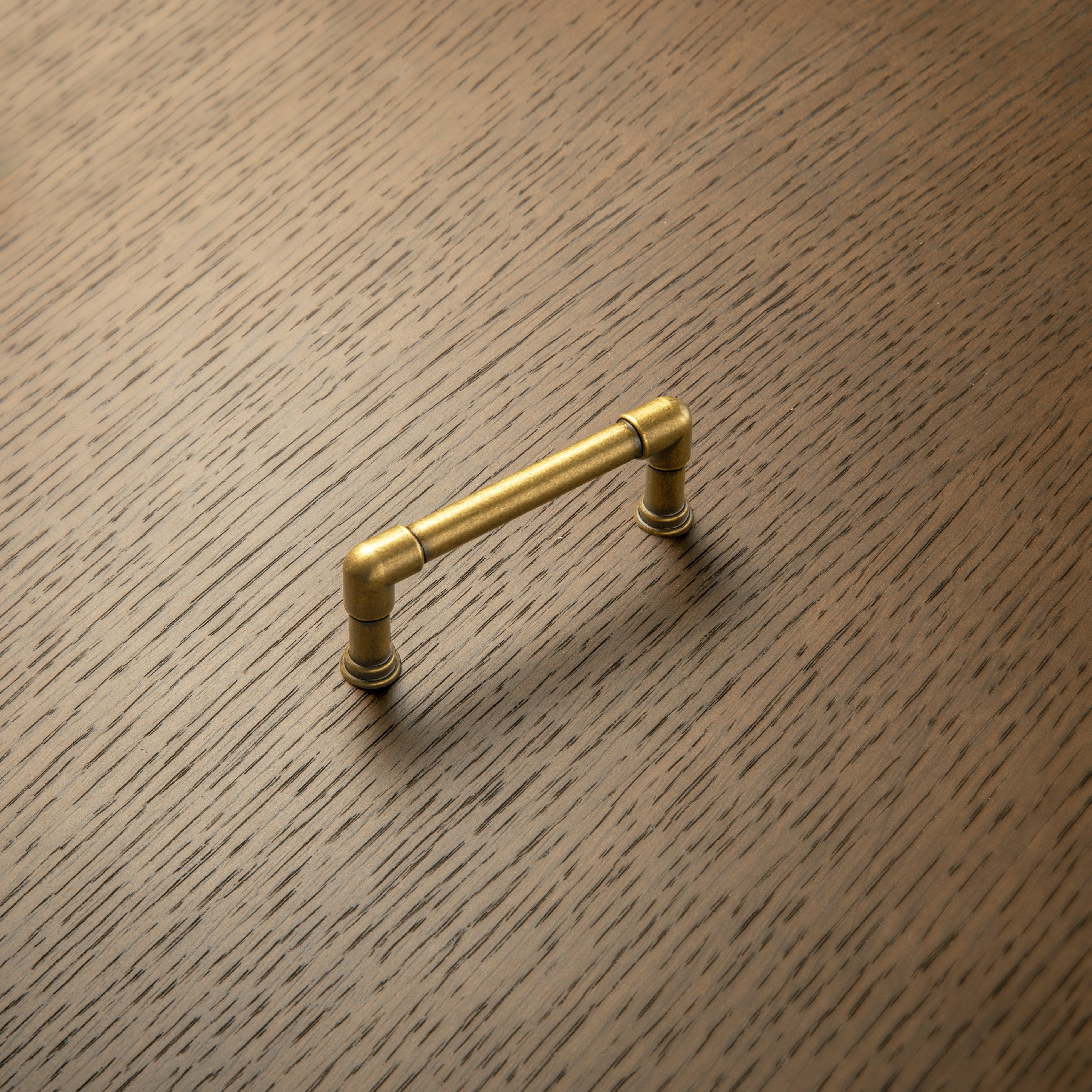 Industrial Pipe - Shaped Zinc Alloy Cabinet Pulls Retro Furniture Hardware