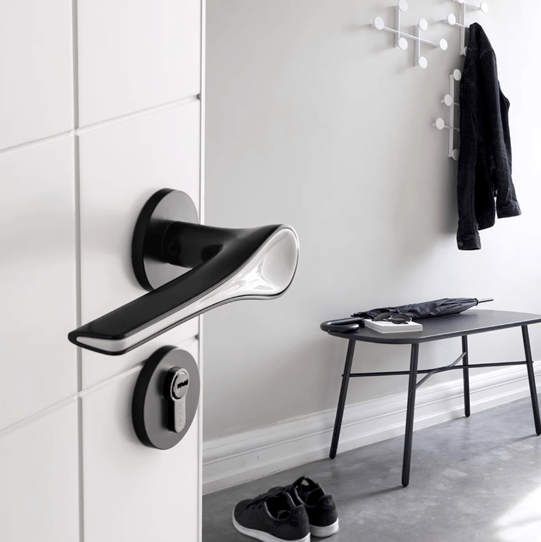 Modern Bedroom Door Lock Security Entry Split Silent Interior Door Lock