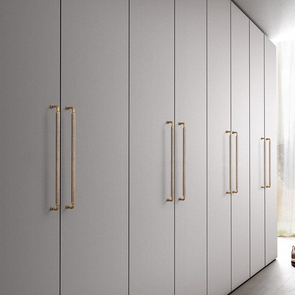 Rustic Vintage Cabinet Bar Pulls with Textured Grip Knurled Metal Alloy Drawer Handles