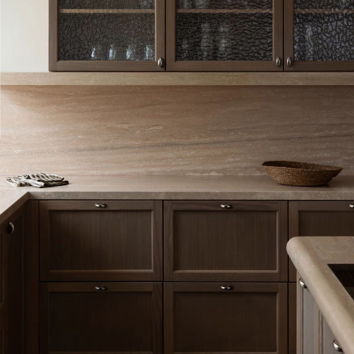 Modern Solid Brass Furniture Handle Nordic Minimalist Style Drawer Handle Glossy Silver Kitchen Handle