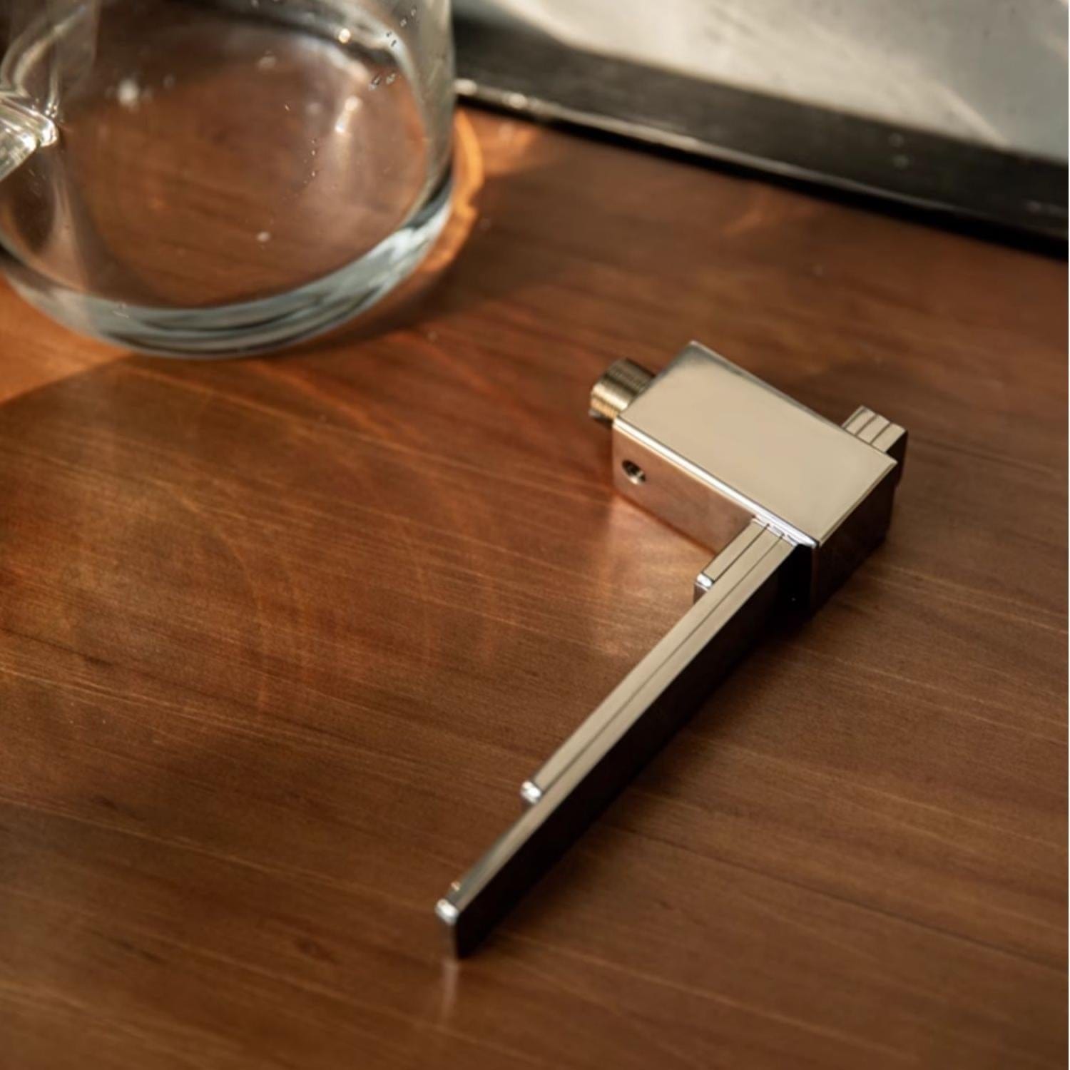 Stylish Square-shaped Door Hardware Kit H59 Brass Titanium Silver Door Lock