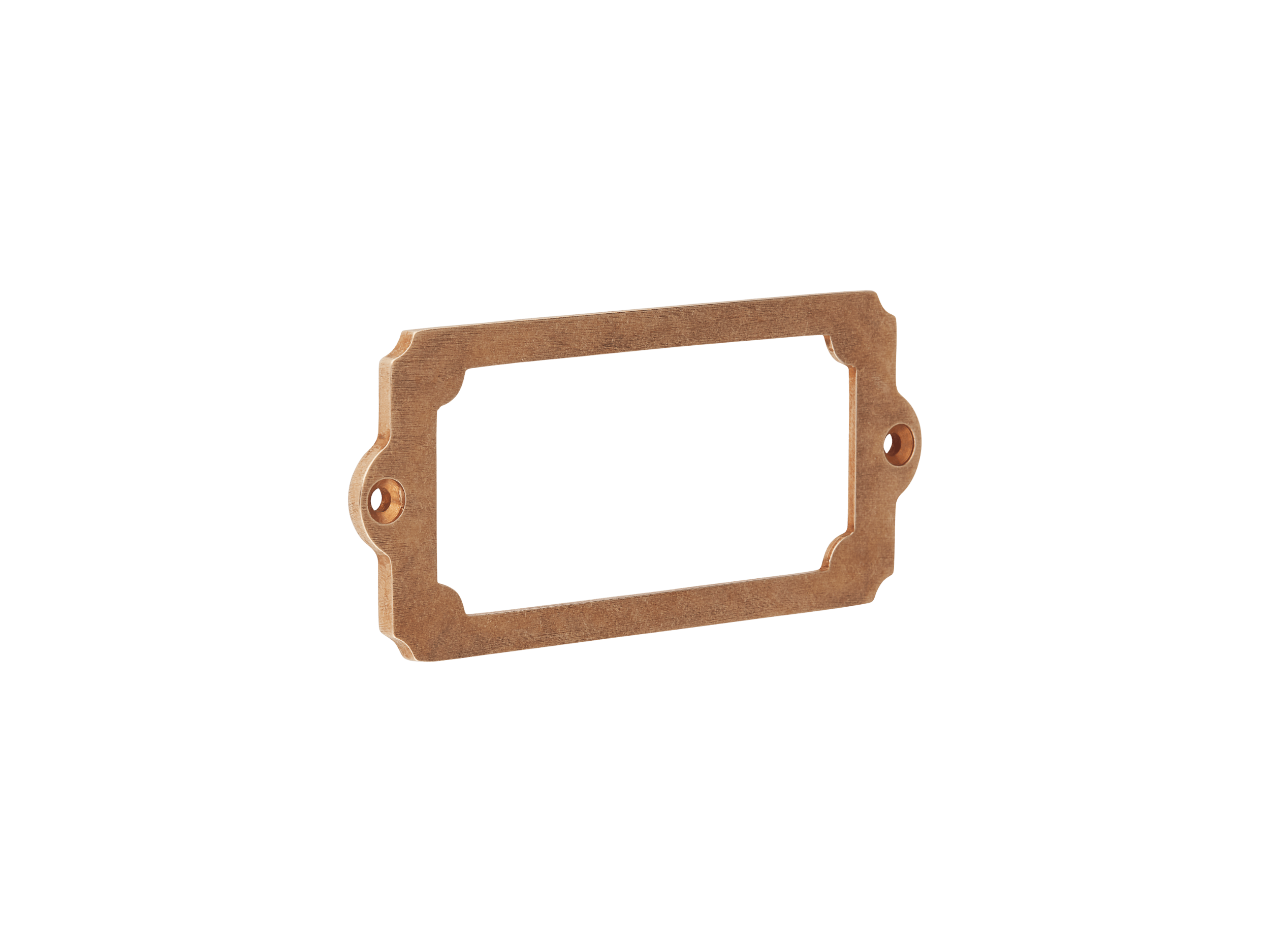 Scalloped-corner Metal Cardframe