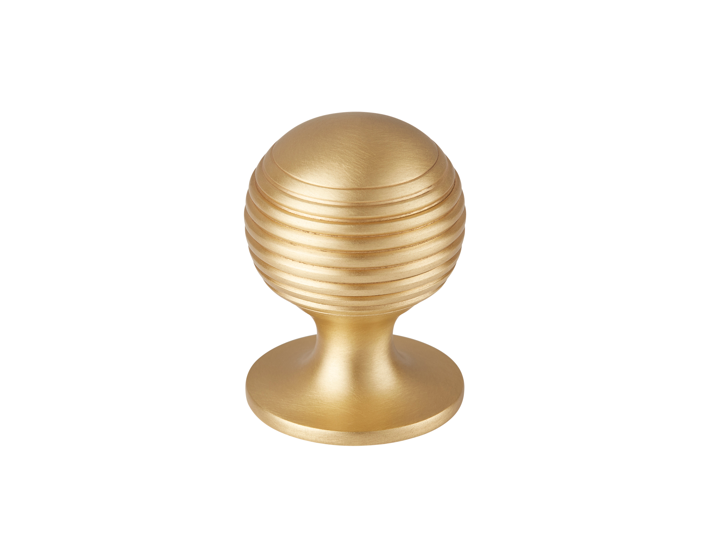 Grooved-sphere Metal Cabinet Knob