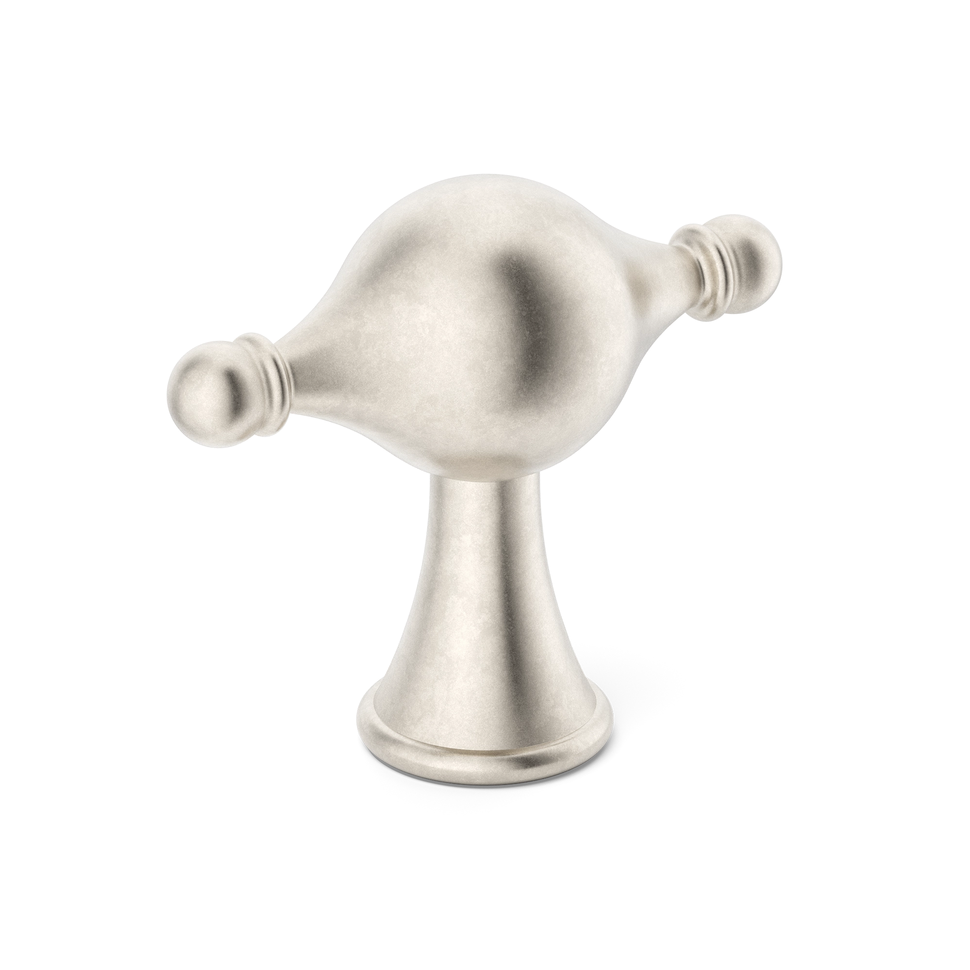 Concentric-grooved T-bar Cabinet Pull