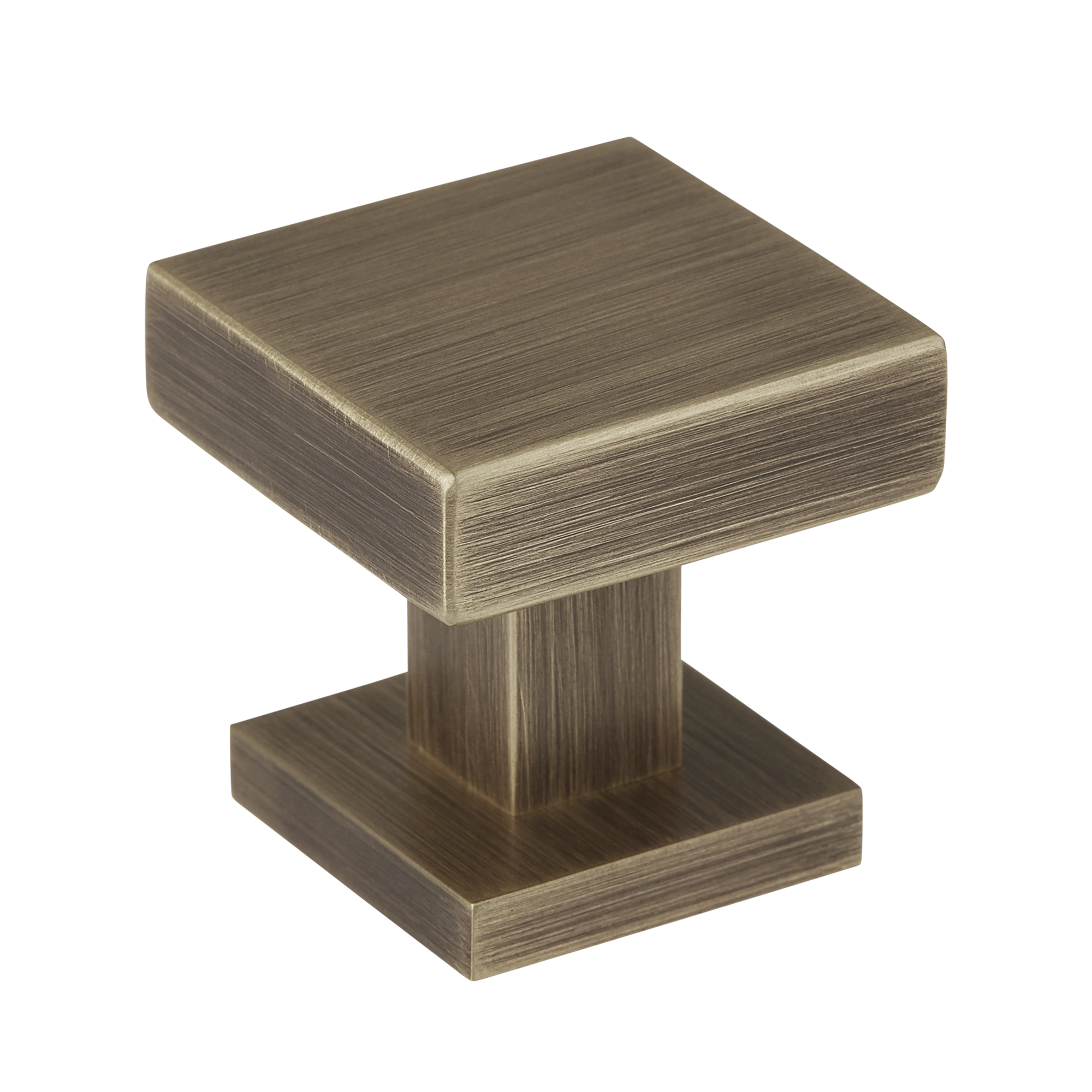 Brushed-texture Square Cabinet Knob