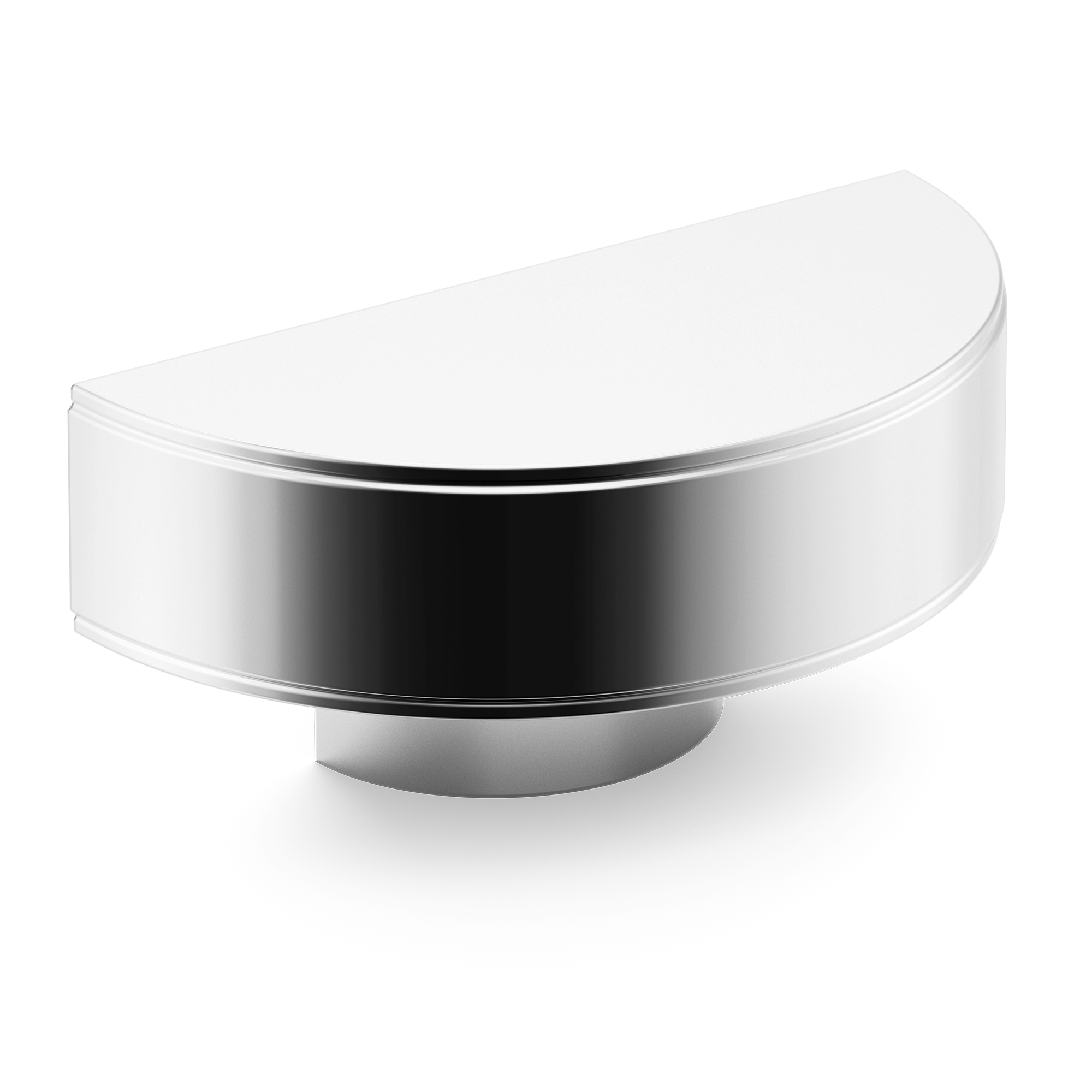 Grooved Modern Cabinet/Drawer D-pull Handle