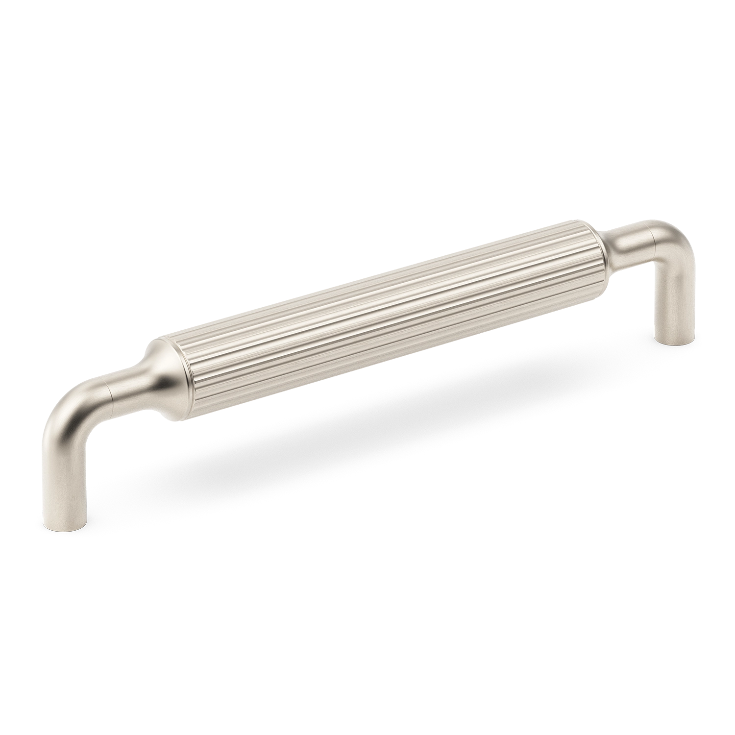Ribbed L-shaped Metal Cabinet/Drawer Pull Handle