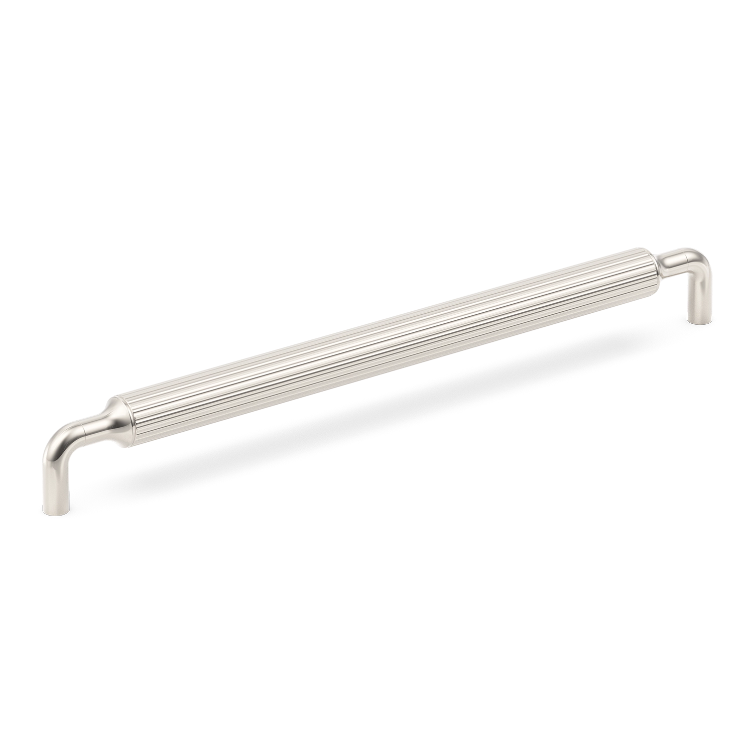 Ridged L-shaped Metal Cabinet/Drawer Pull Handle
