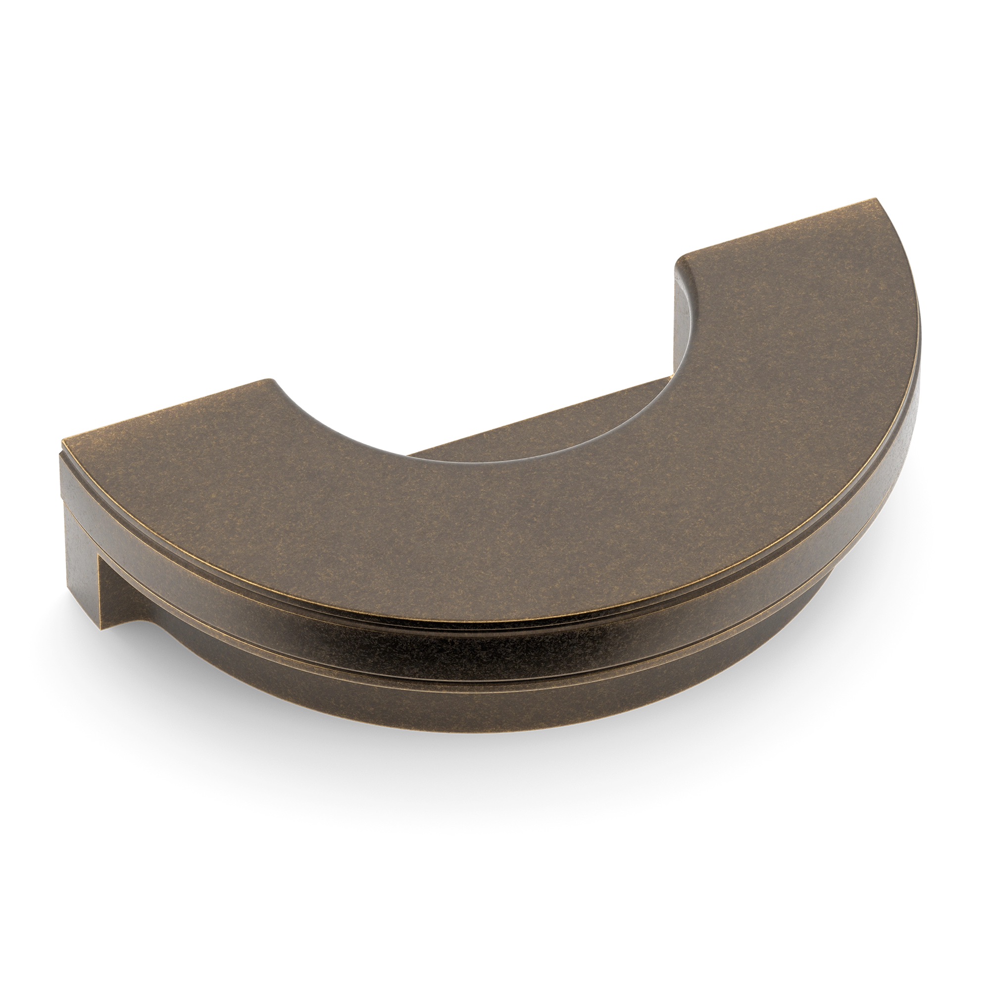 C-shaped Recessed Drawer Pull