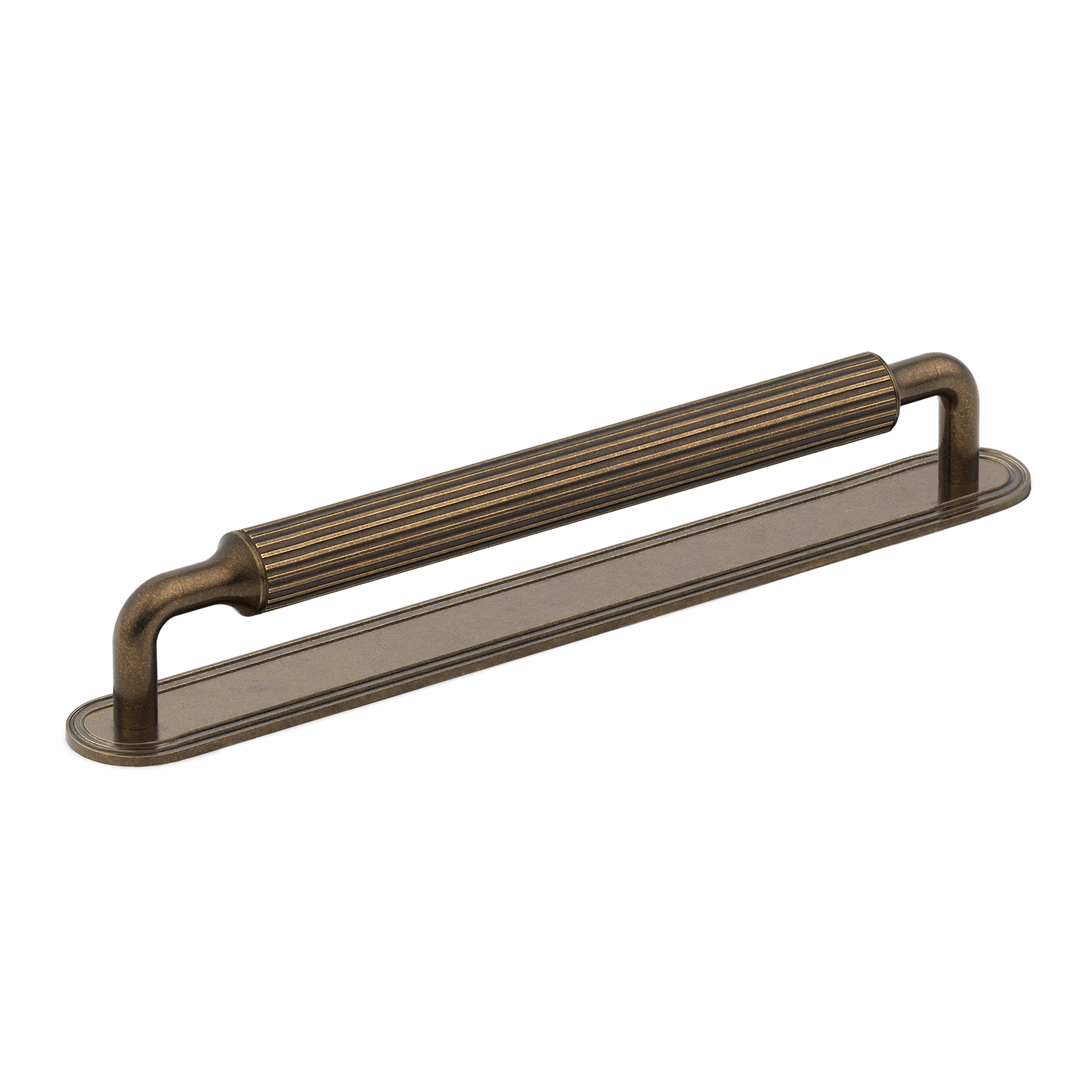 Fluted and Rounded-edged Metal Cabinet Handle