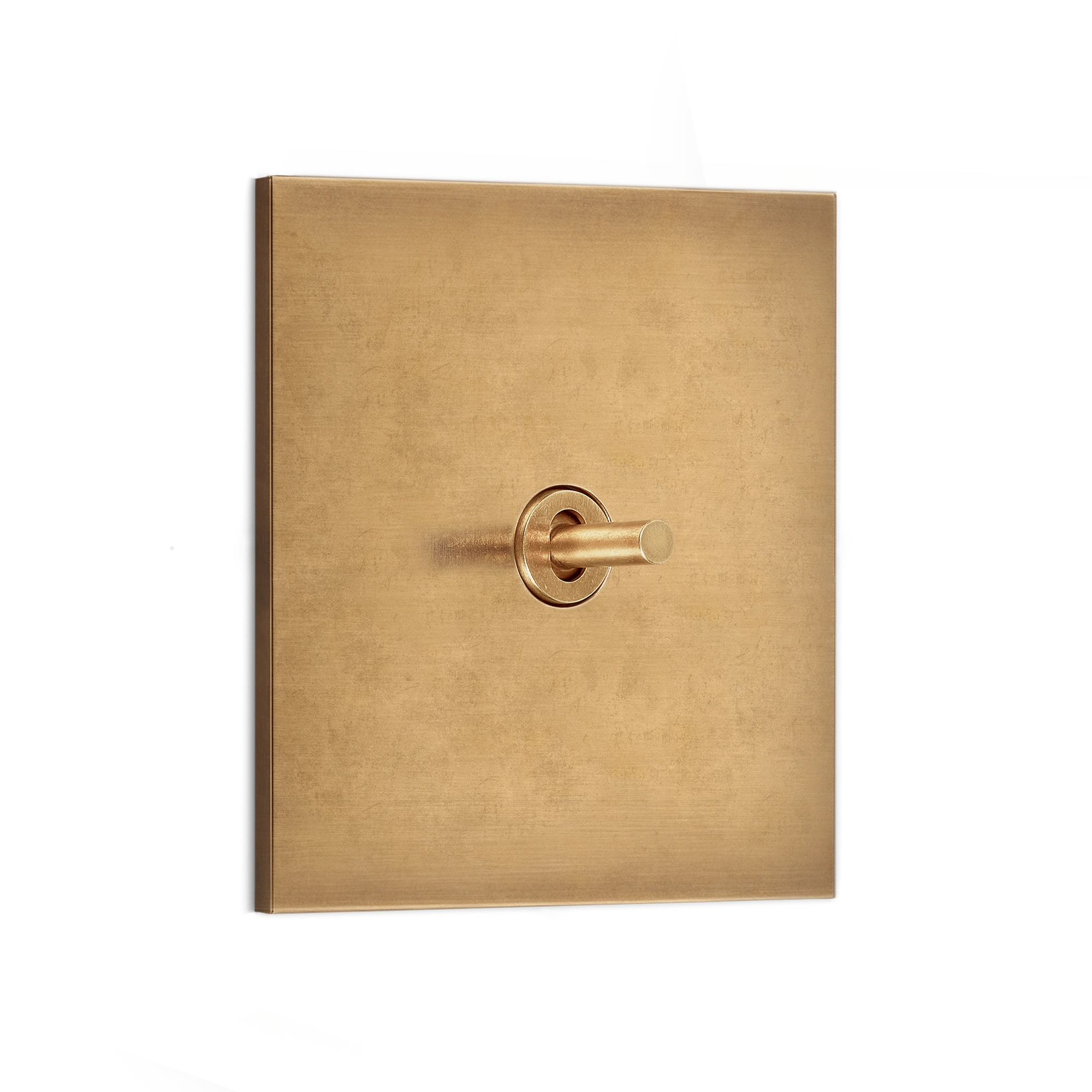 Textured Round-toggle Single-gang Wall Switch