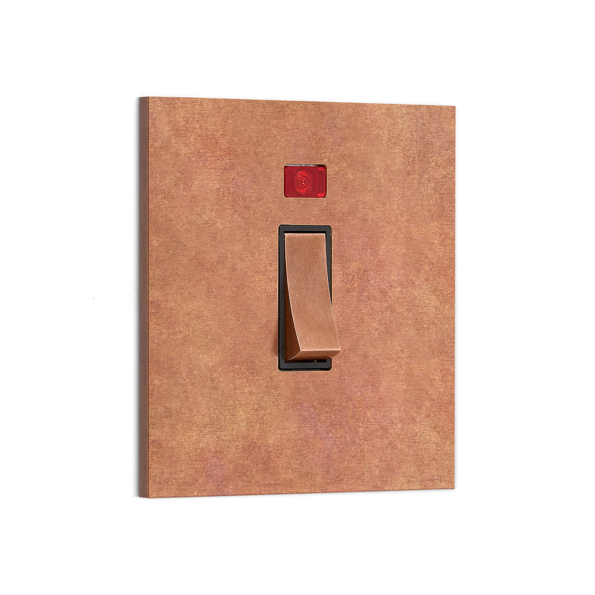 Textured Antiqued Single-gang Electrical Toggle Switch