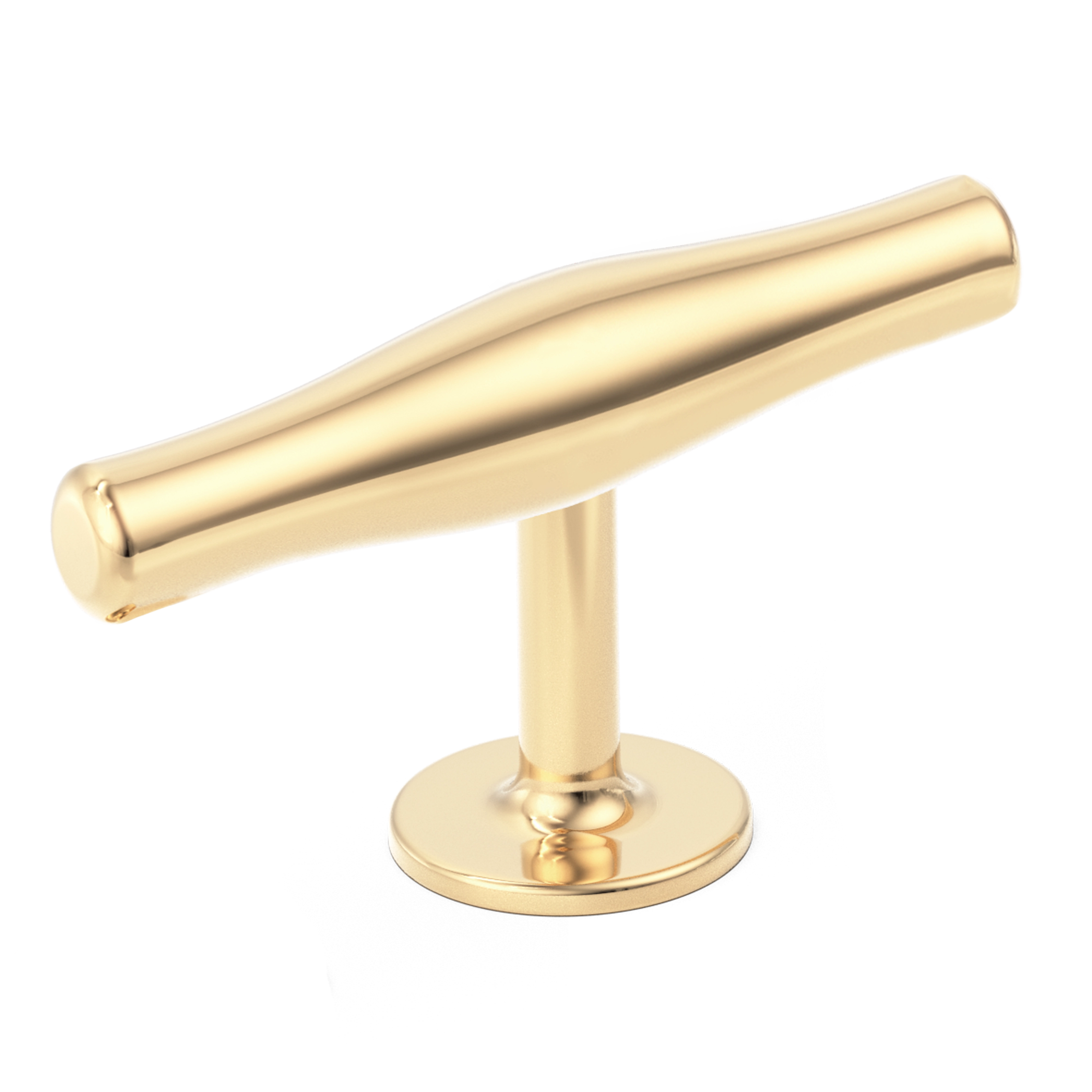 Minimalist Curved T-bar Handle