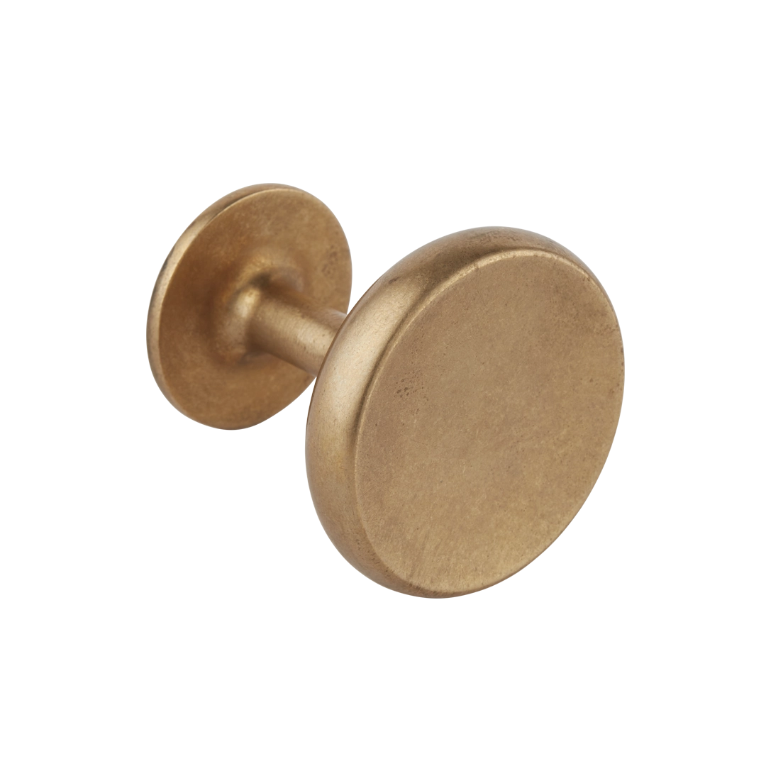 Minimalist Double - circular Metal Door/Cabinet Knob