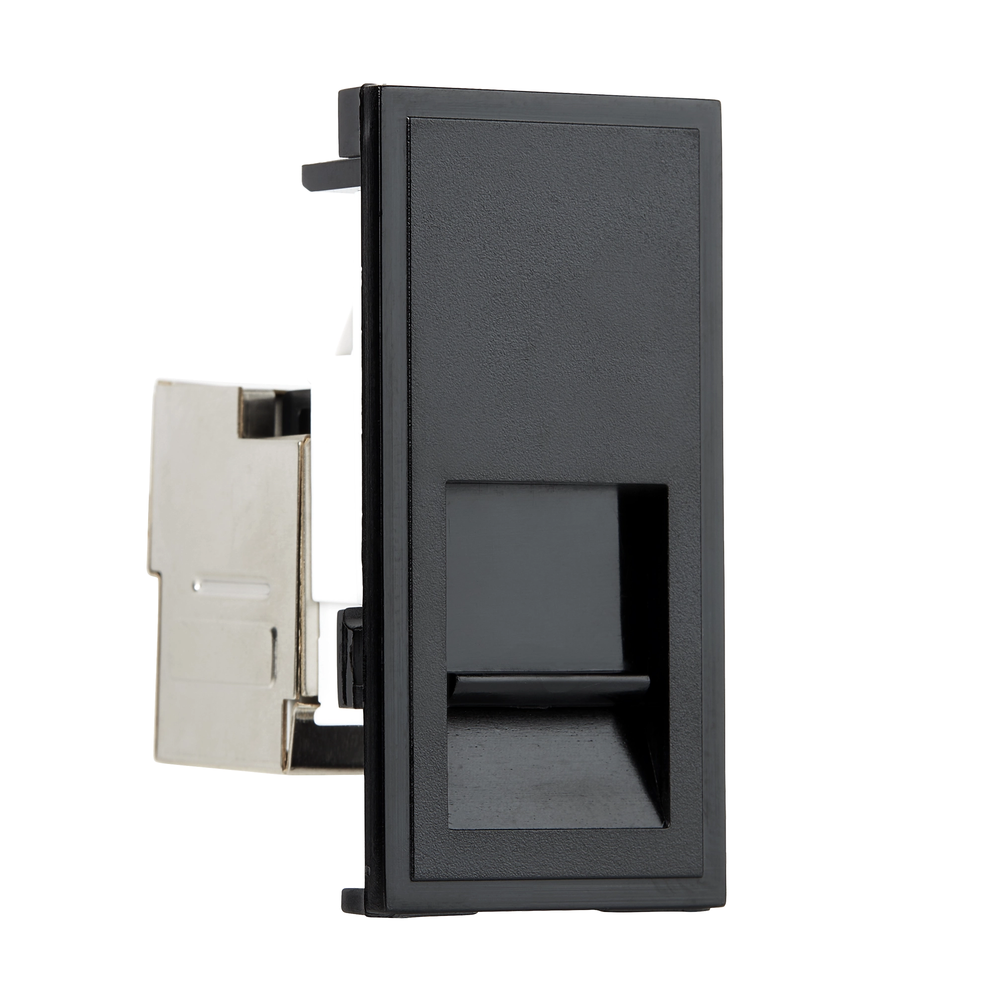 Minimalist Recessed RJ45 CAT6 Outlet Module