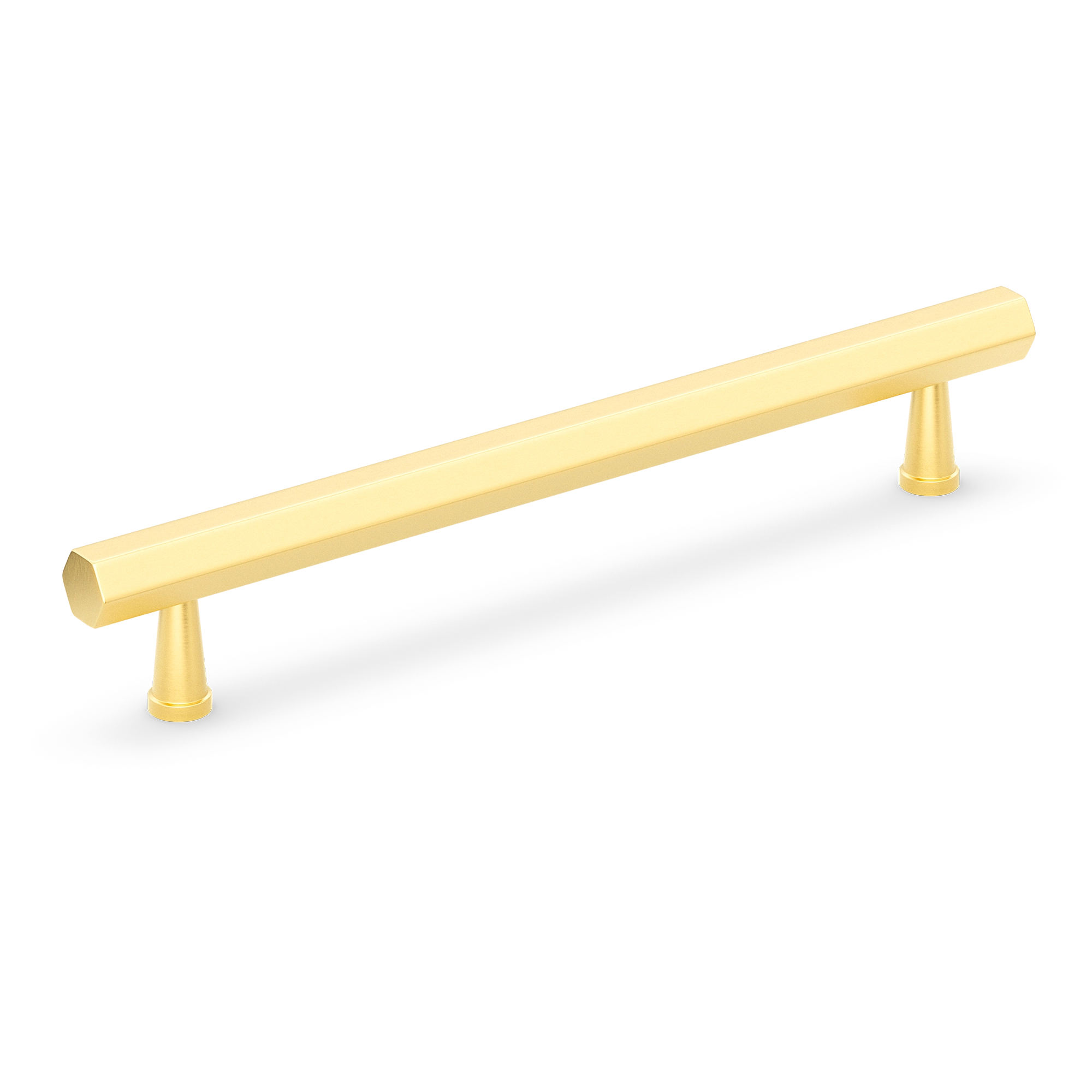 Tapered-foot Geometric Metal Cabinet/Drawer Pull