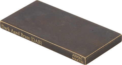 Engraved Geometric Metallic Plate