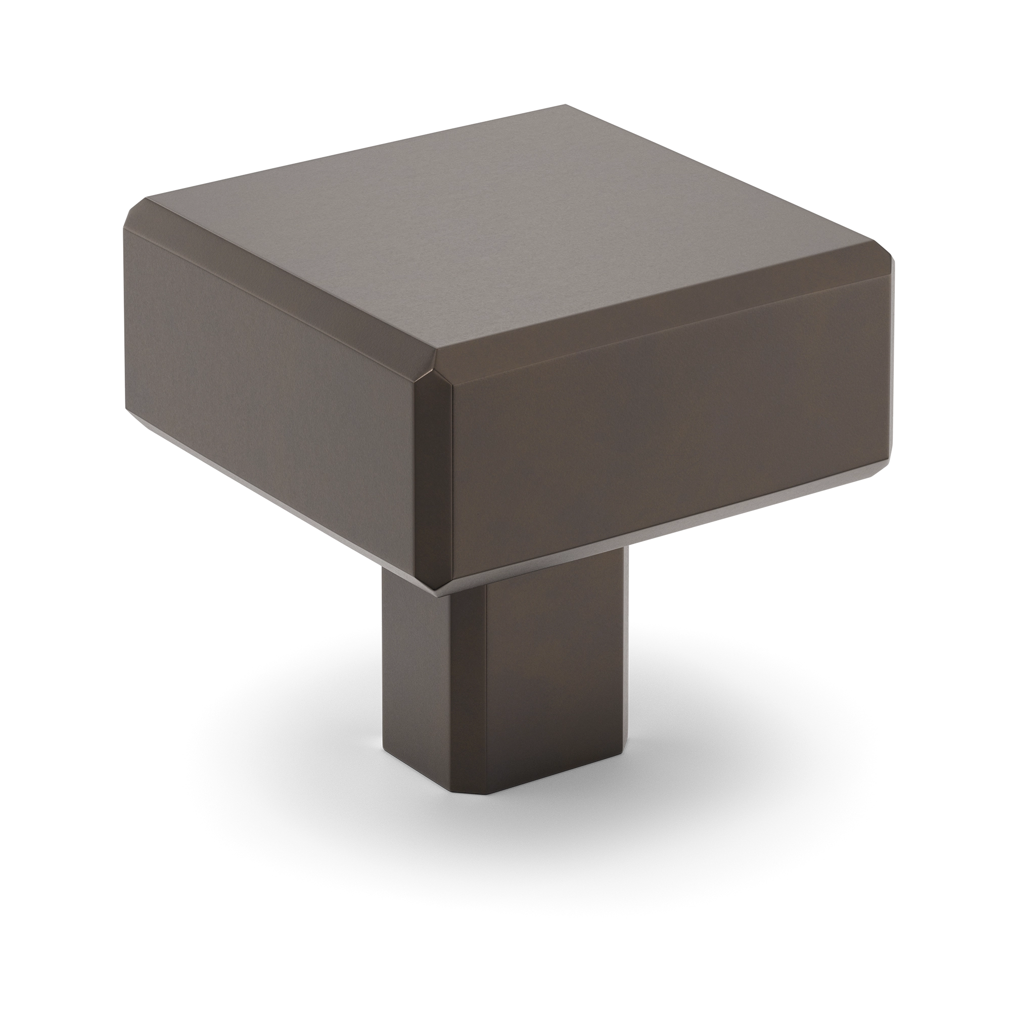 Beveled-square Geometric Metal Cabinet Knob