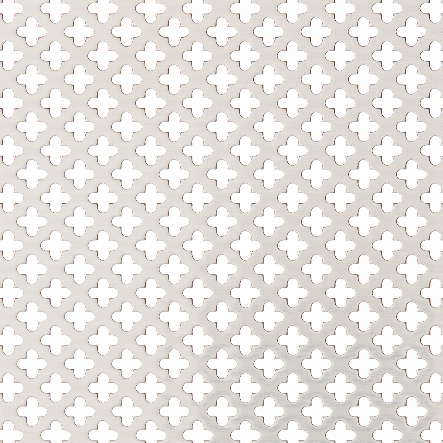 Clover-cutout Perforated Metal Panel