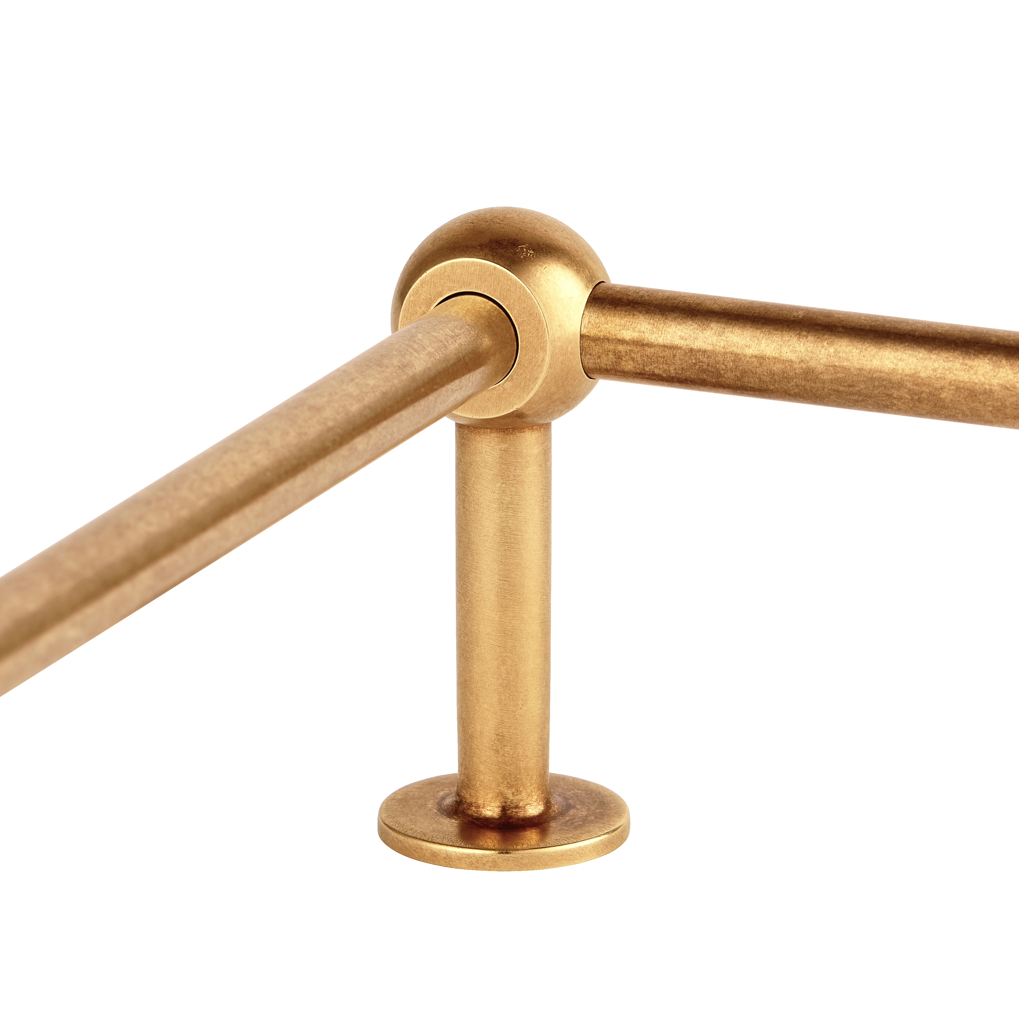 Minimalist Geometric Metal Shelf Rail