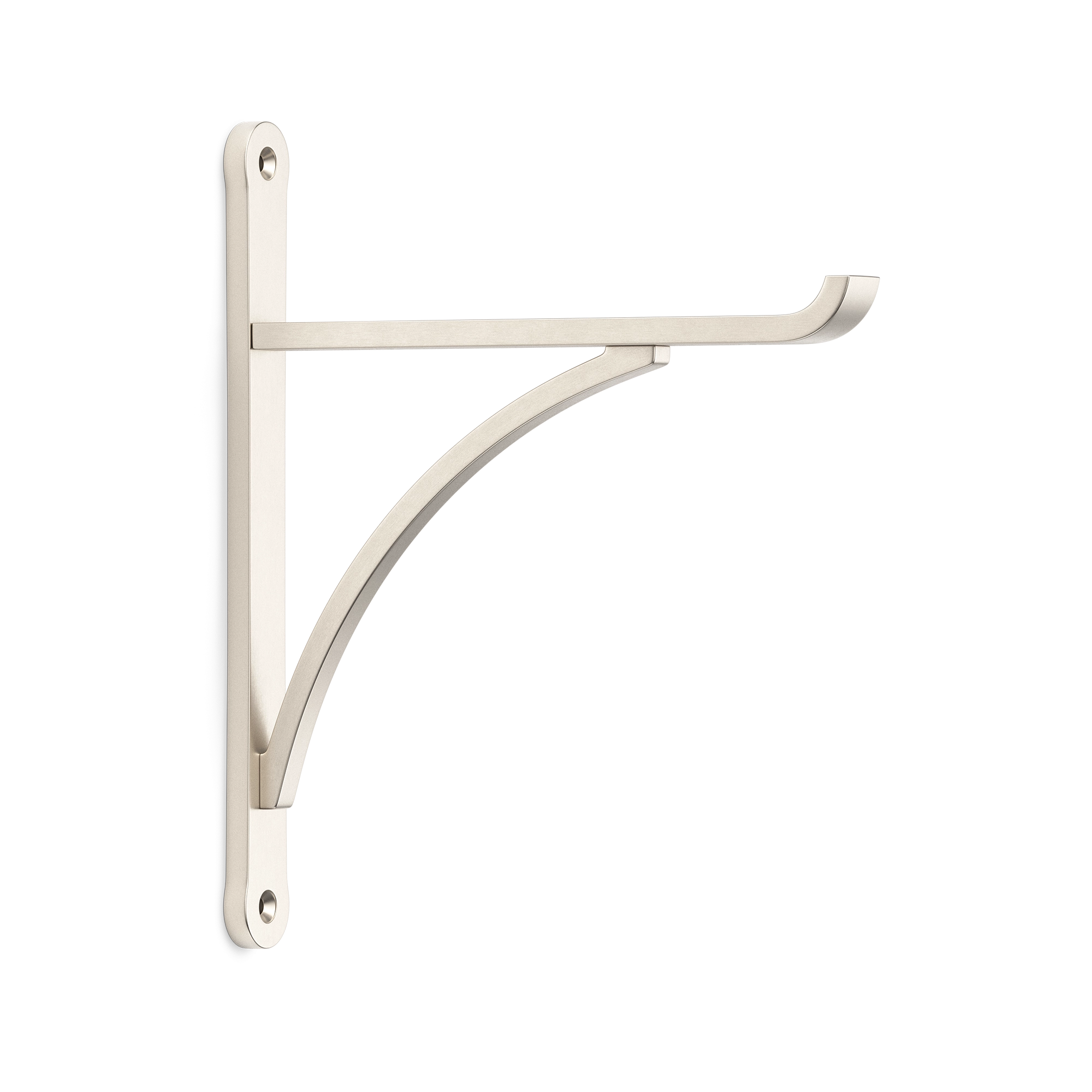 Curved-strut Wall-Mounted Shelf Bracket