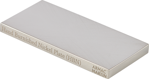 Engraved Rectangular Metal Finish Sample Plates