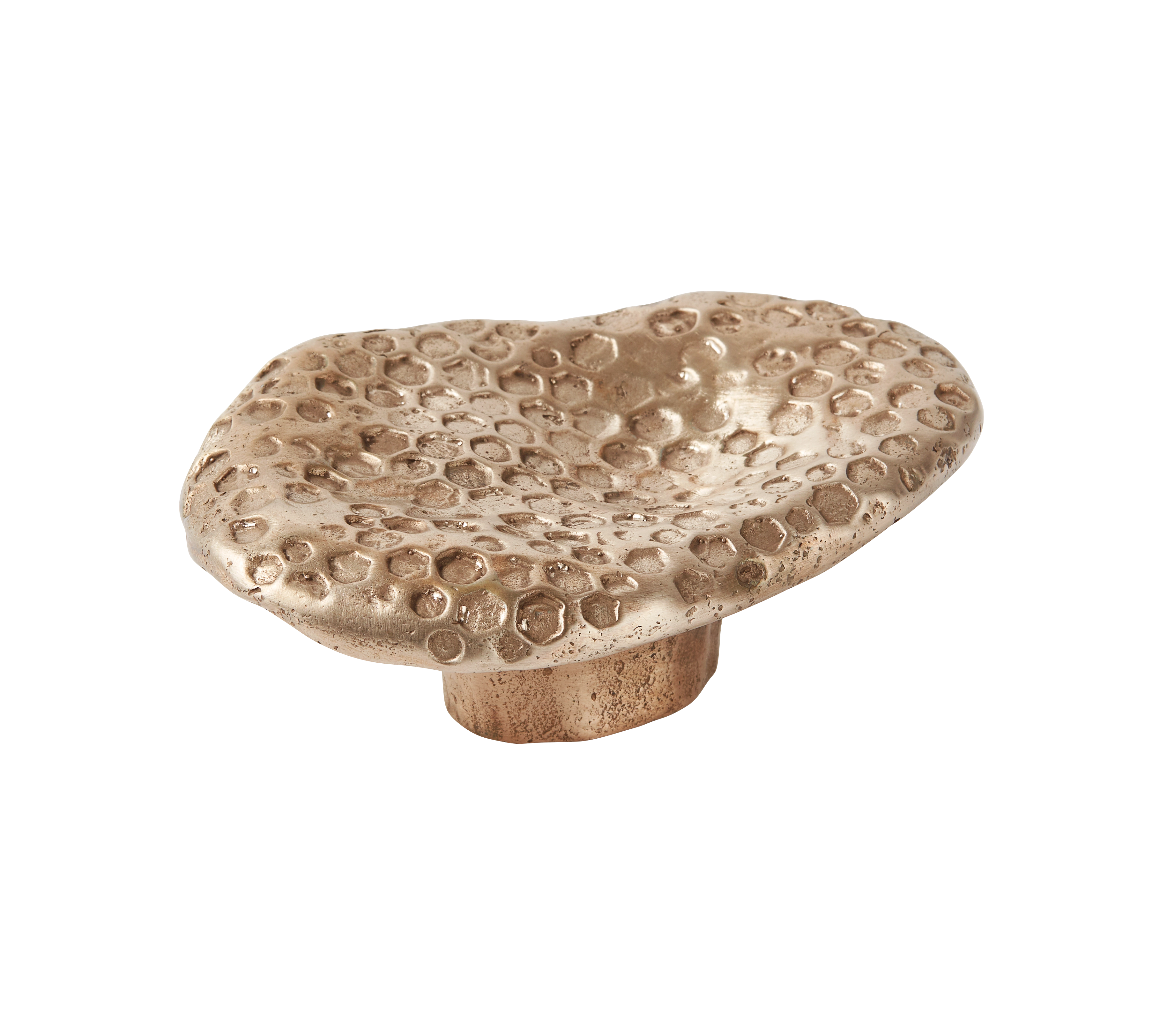 Honeycomb-textured Silicon Bronze Cabinet Knob