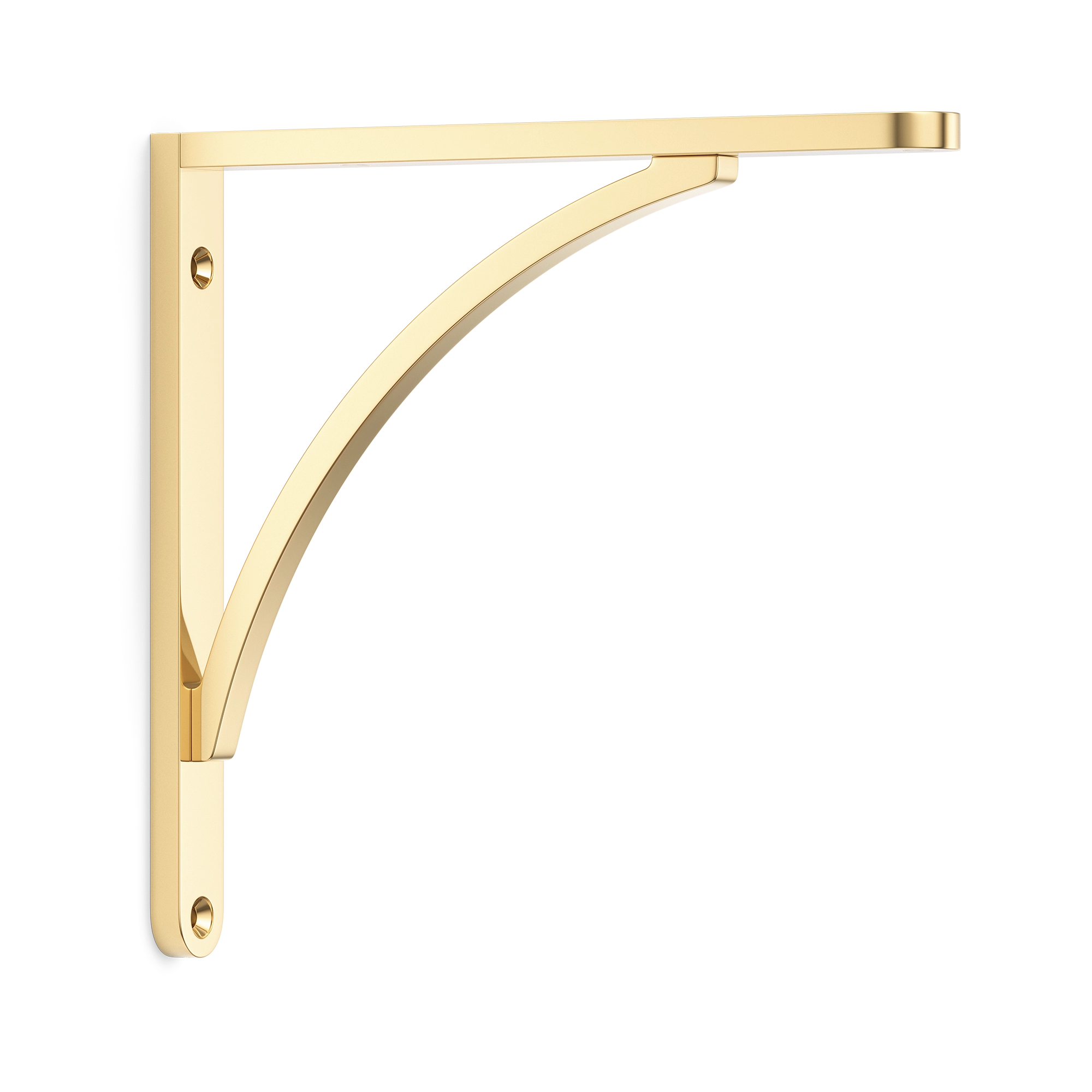 Smooth-curved Classic Metal Shelf Bracket