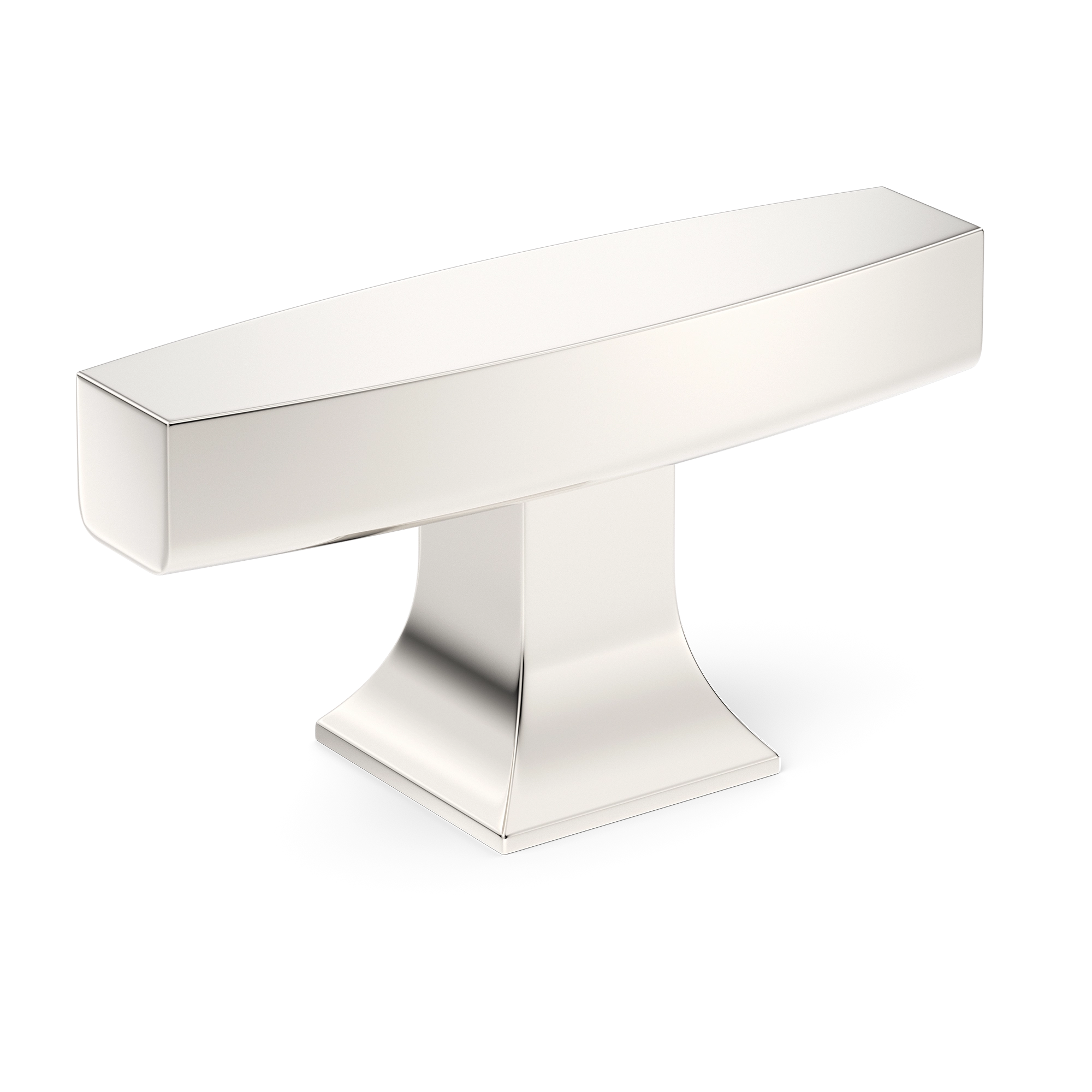 Flared-base Geometric Cabinet/Drawer T-bar Pull