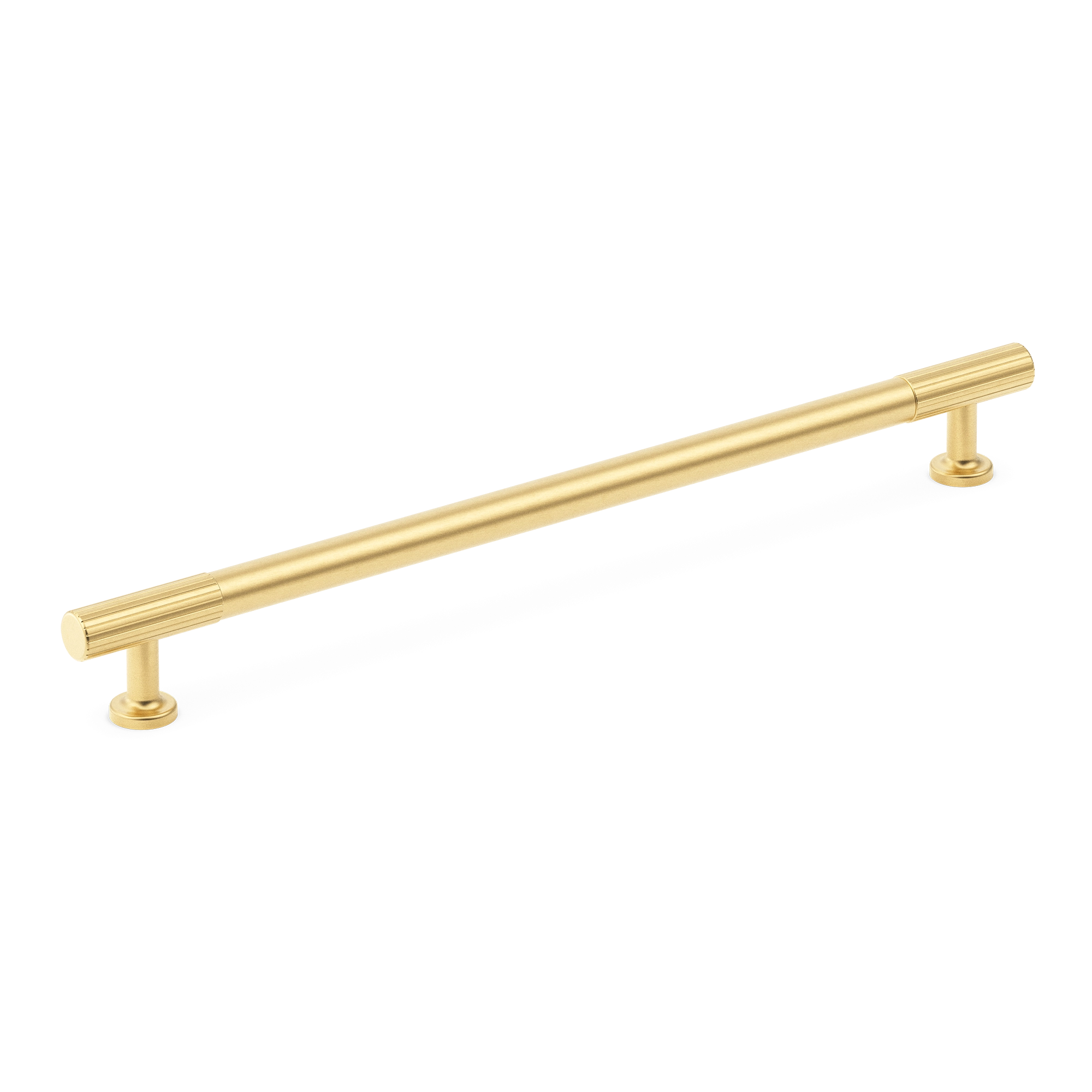 Fluted-endcap Metal Appliance Pull