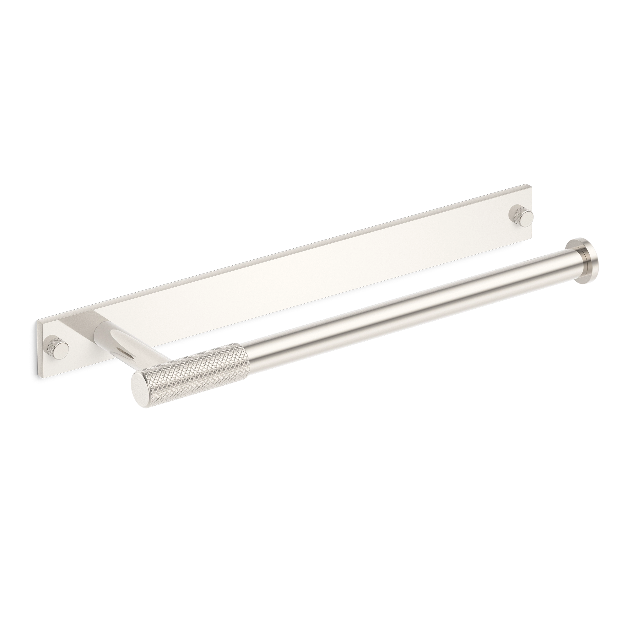 Knurled Grip Wall-mounted Towel Bar