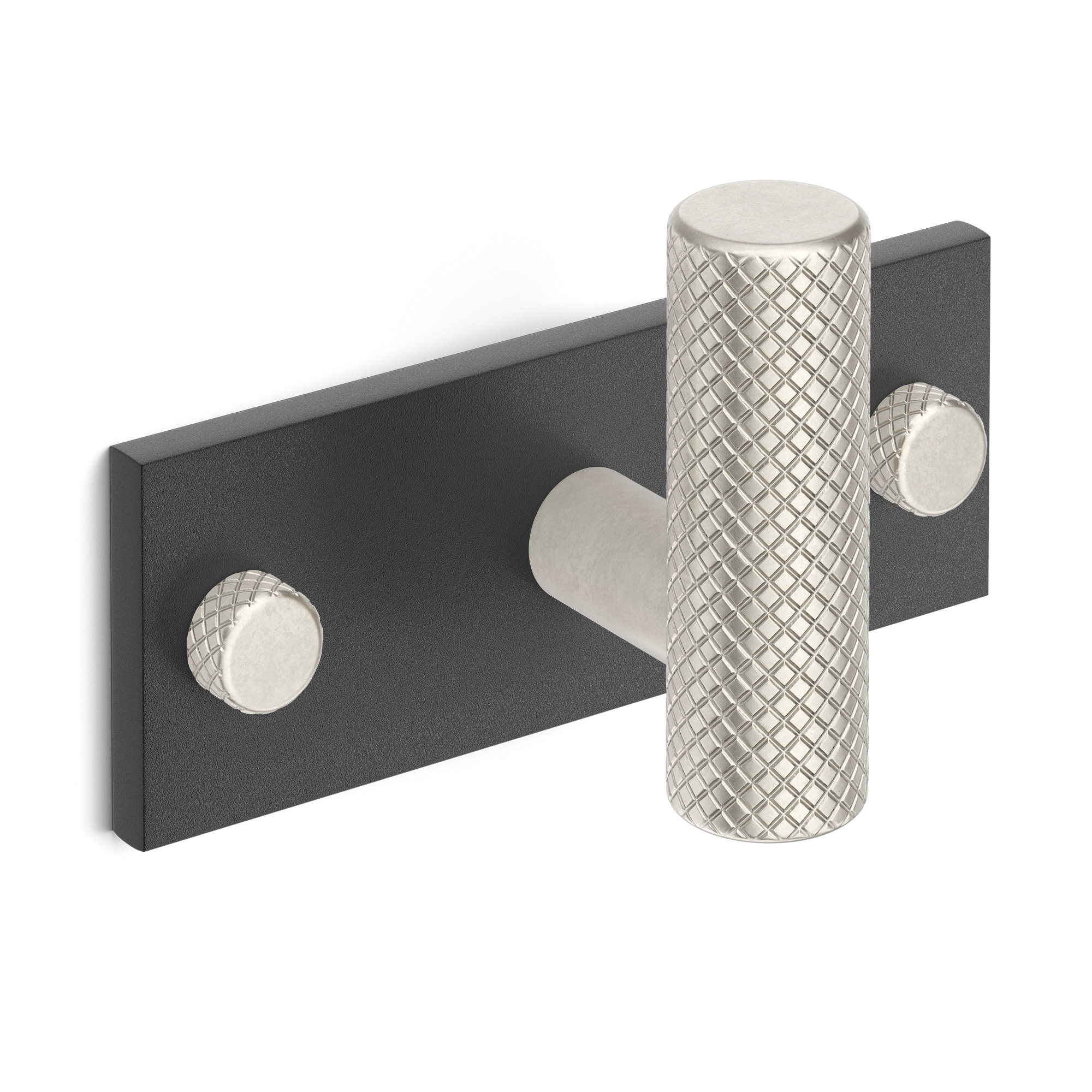 Diamond-knurled Wall-mounted Robe Hook