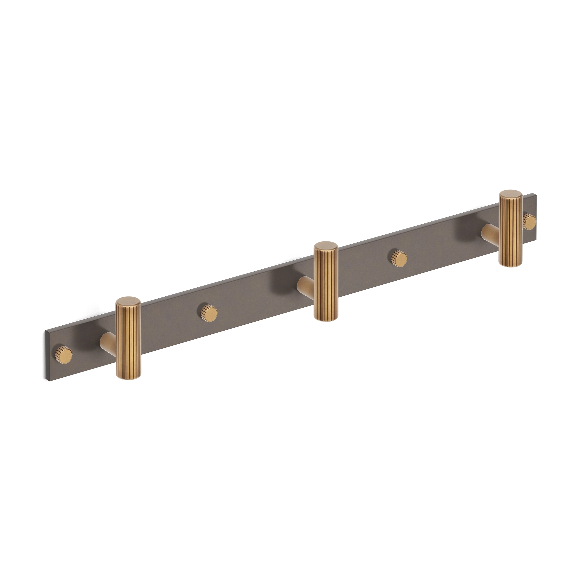 Ribbed-hook Adjustable Wall Hook Rack