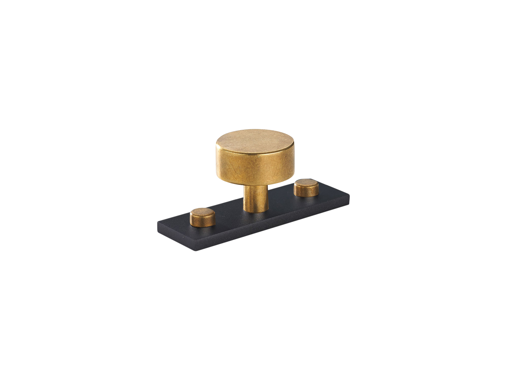 Minimalist Symmetric Cabinet Knob with Backplate