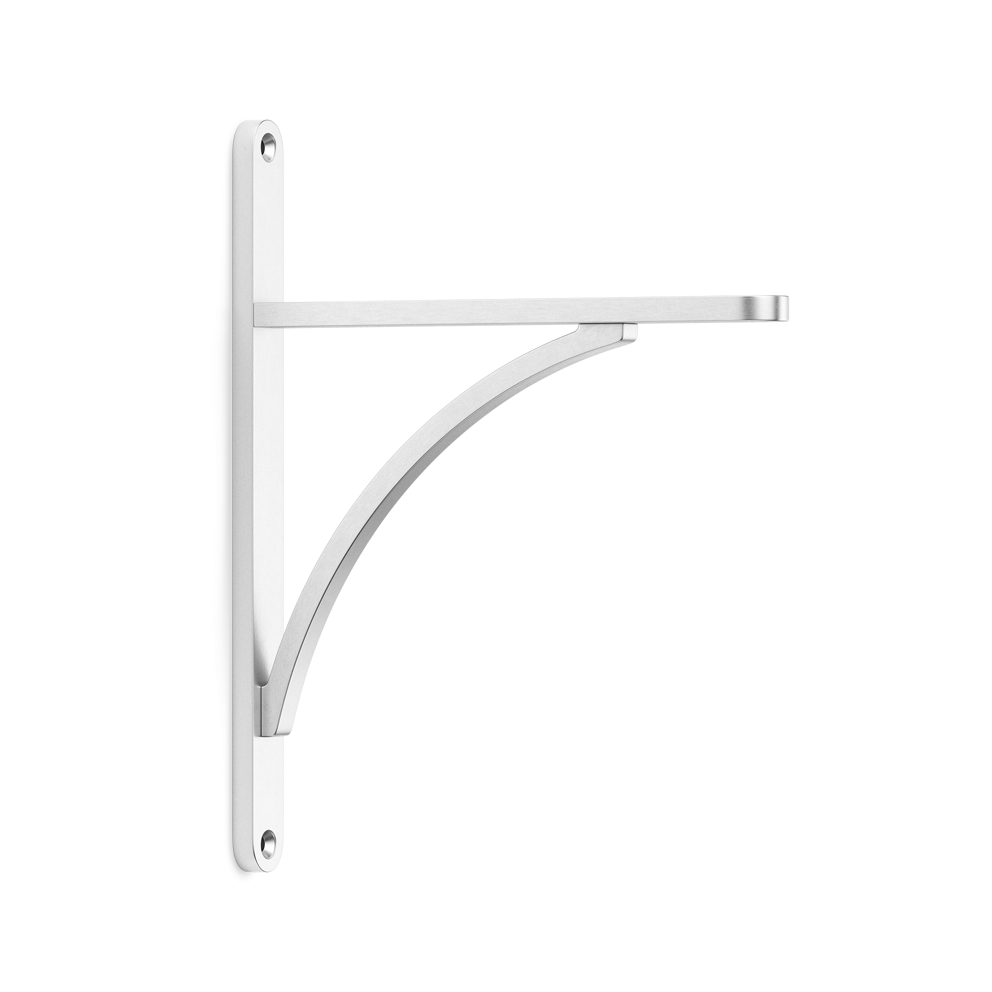 Minimalist Curved Wall-Mounted Shelf Bracket