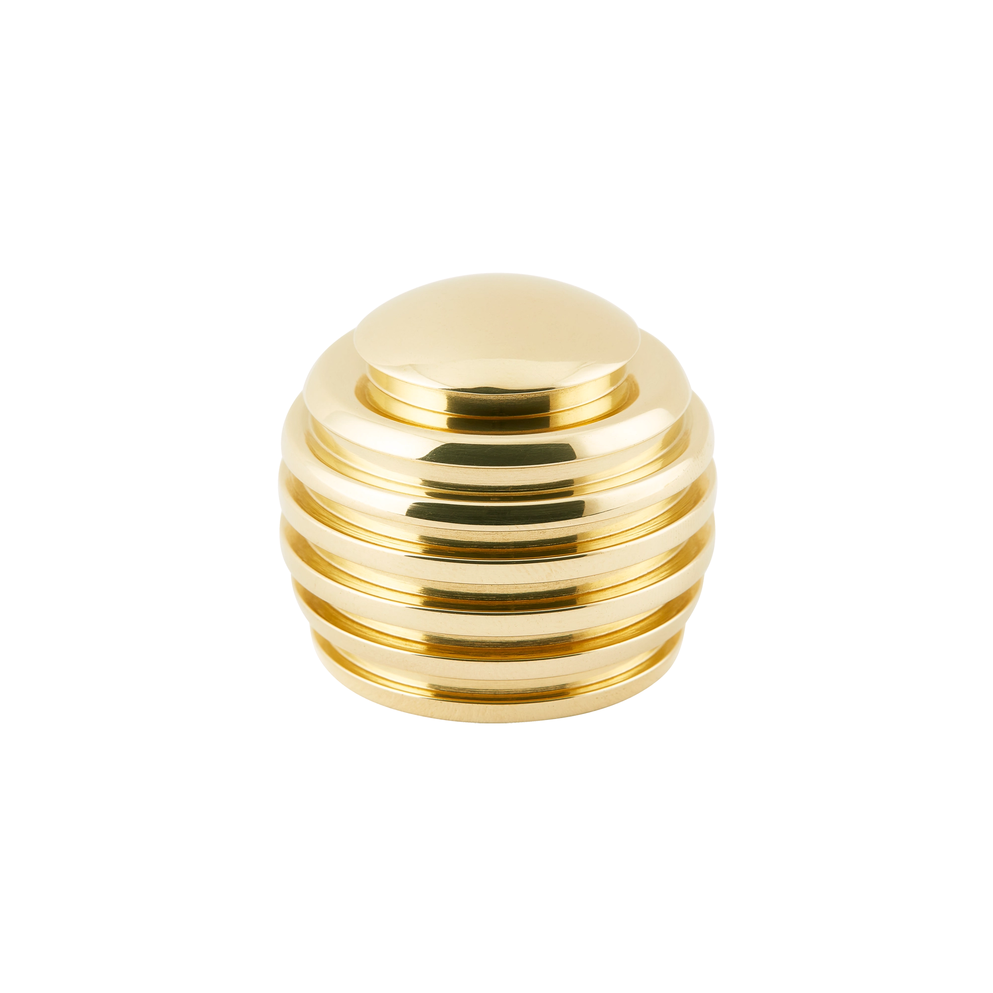 Concentric-ribbed Cabinet Knob