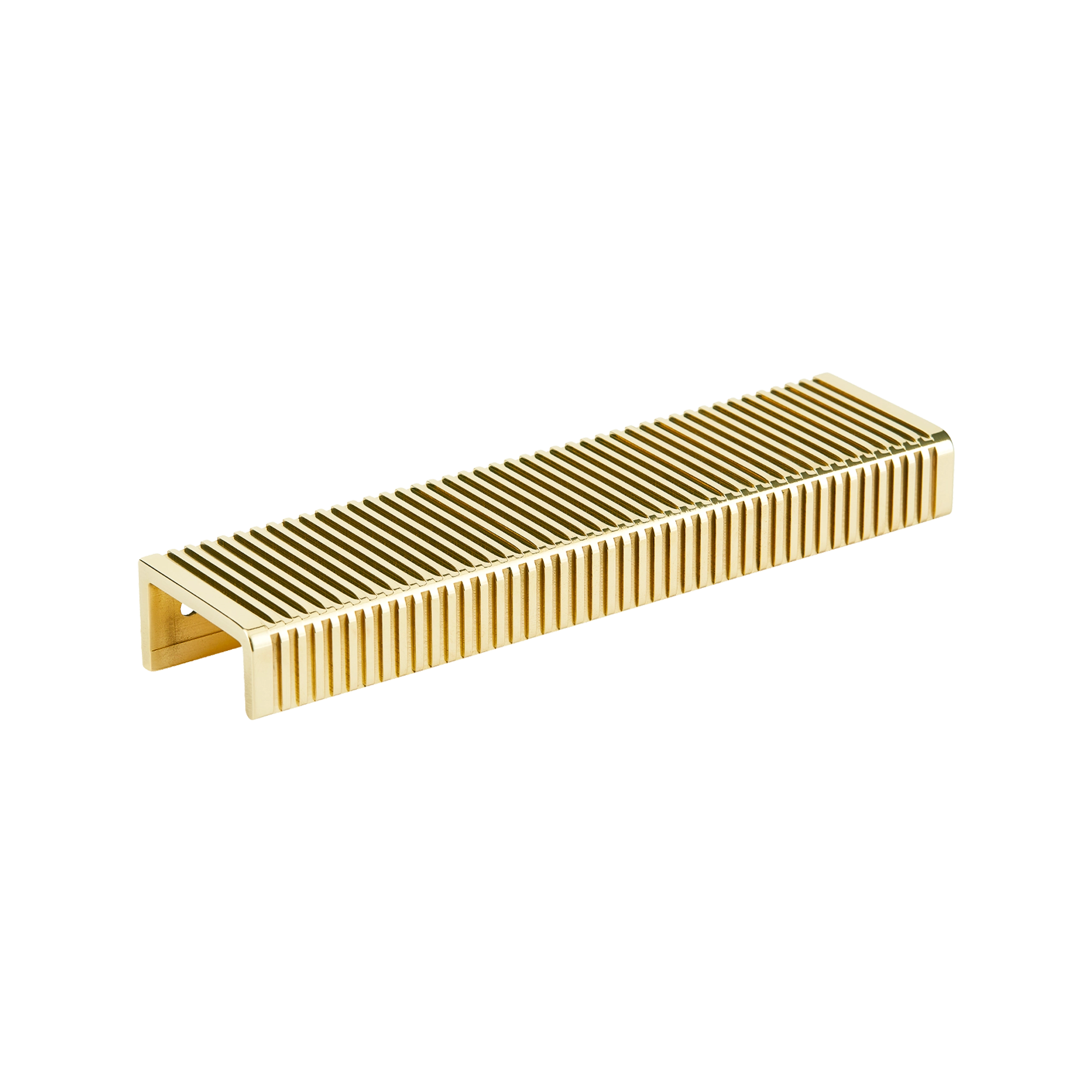 Grooved and Ribbed Metal Cabinet Pull Handle