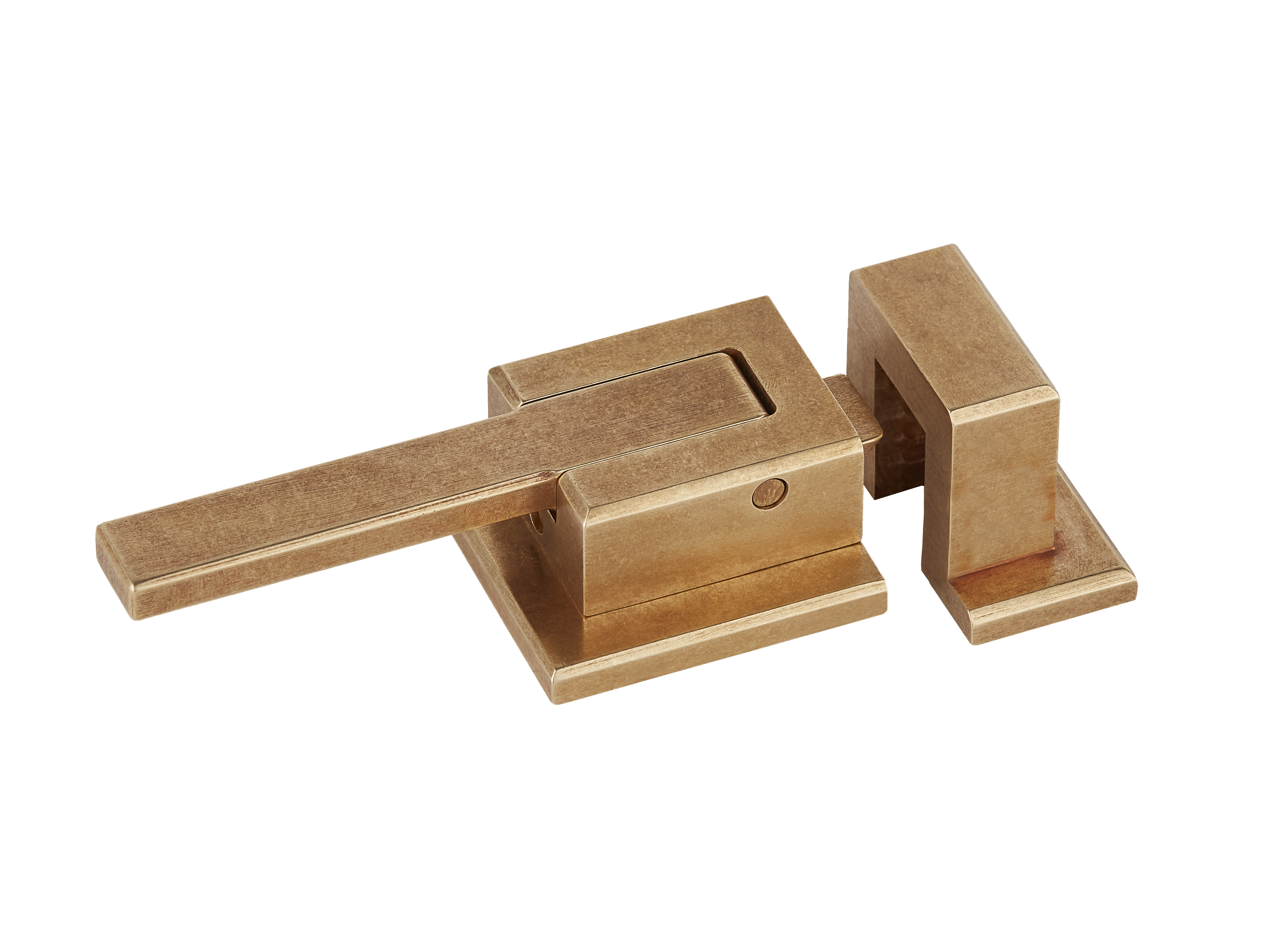 Minimalist Geometric Lever Door Latch