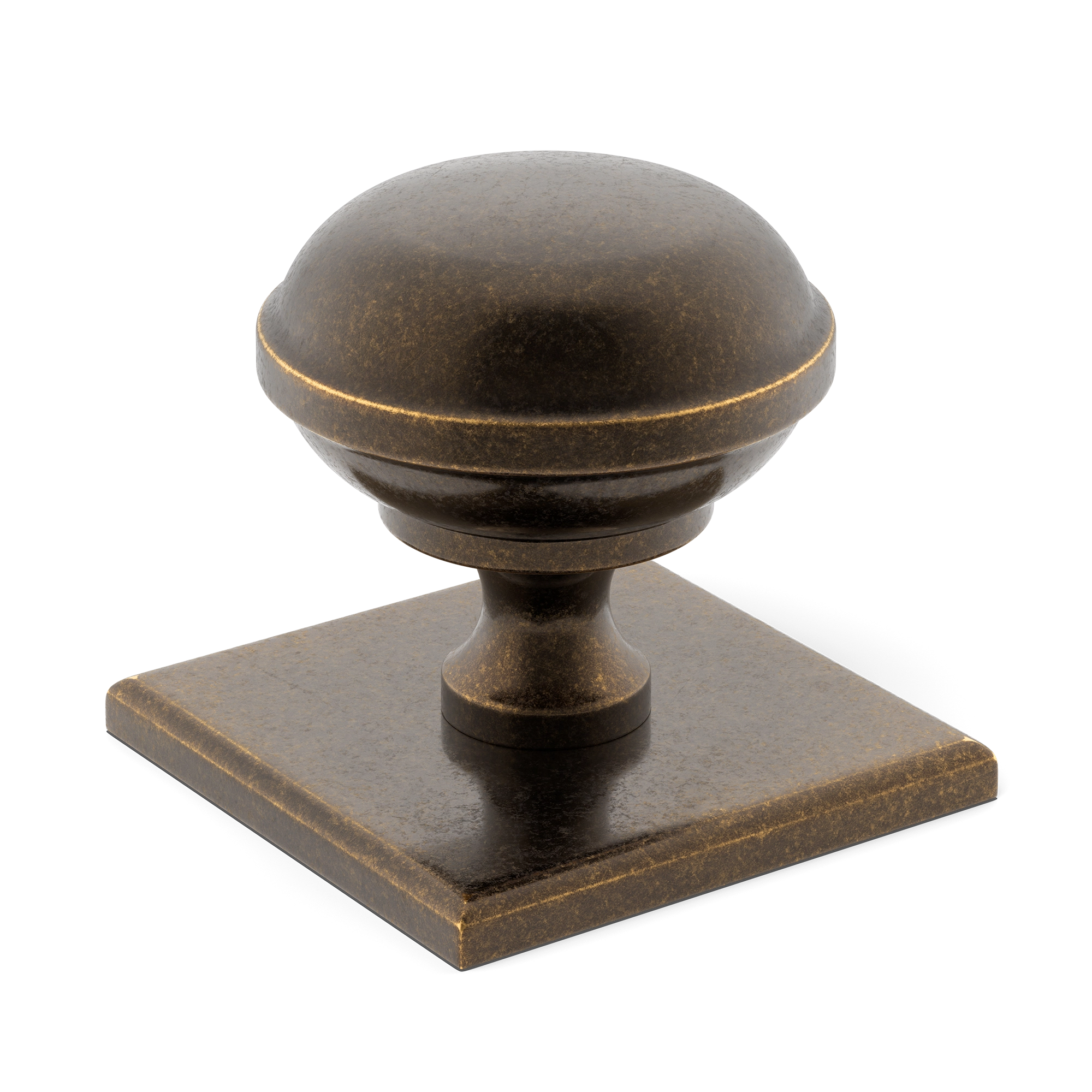 Domed-top Vintage Metal Cabinet/Door Knob