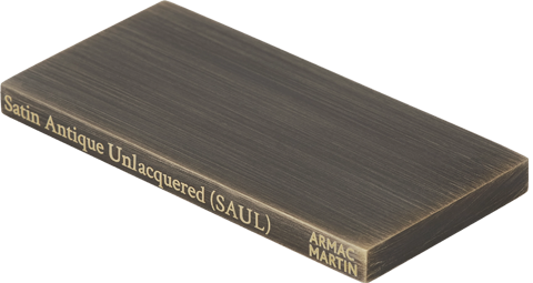 Engraved Rectangular Metal Sample Chip