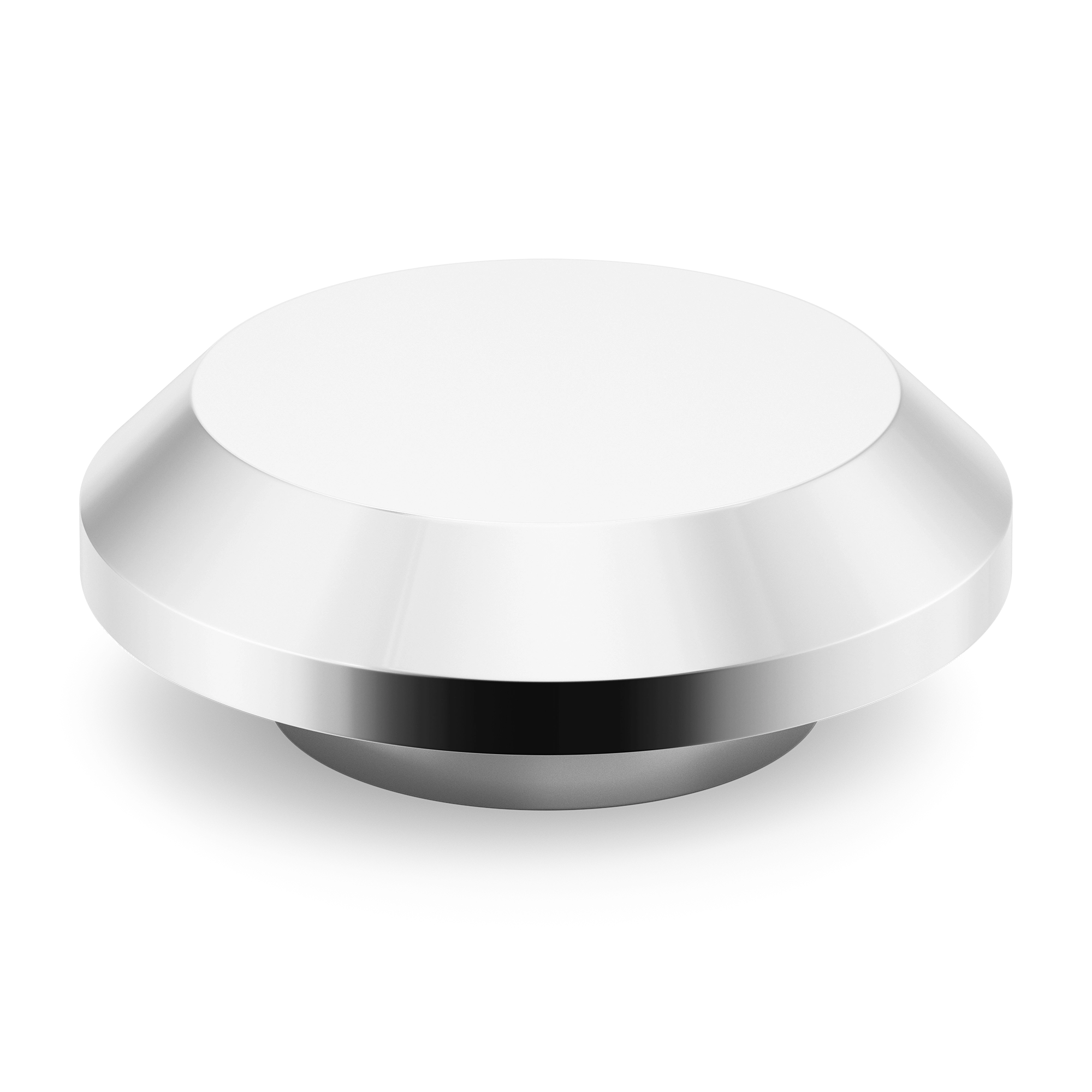 Smooth-curved Metallic Circular Decorative Piece